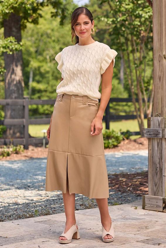  Cato Fashions | Cato Plus Size Faux Leather Skirt