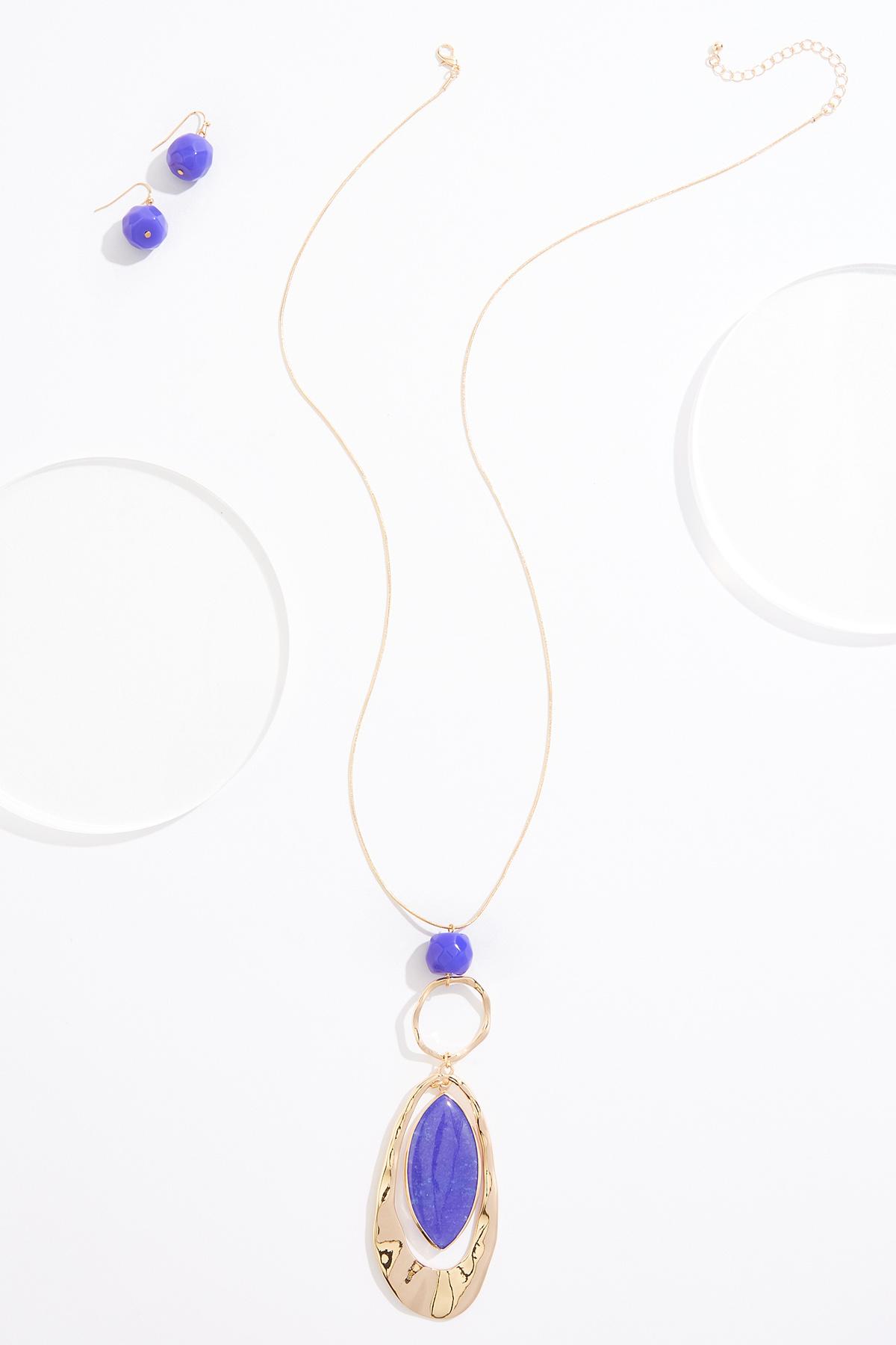  Cato Fashions | Cato Stone Statement Pendant Necklace Set