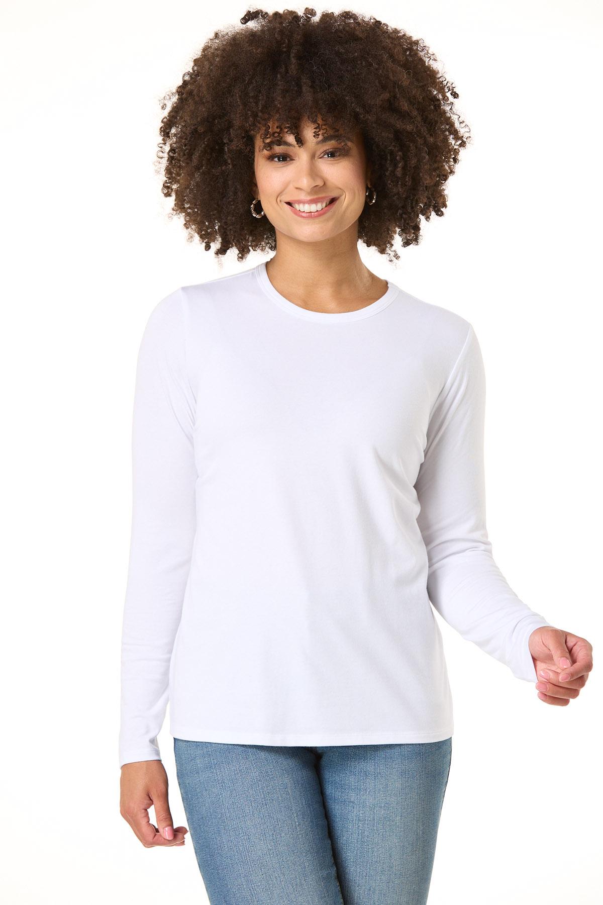  Cato Fashions | Cato Solid Crewneck Top