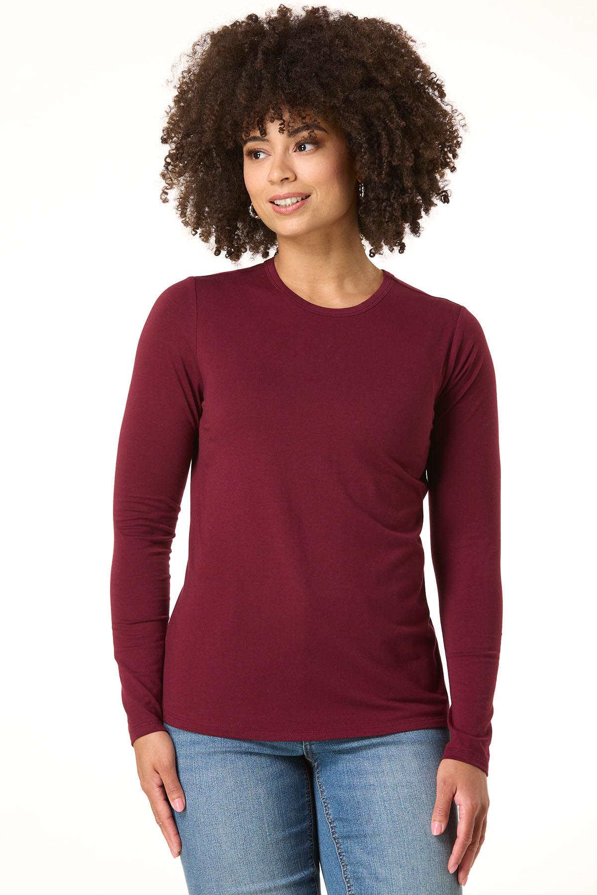  Cato Fashions | Cato Solid Crewneck Top