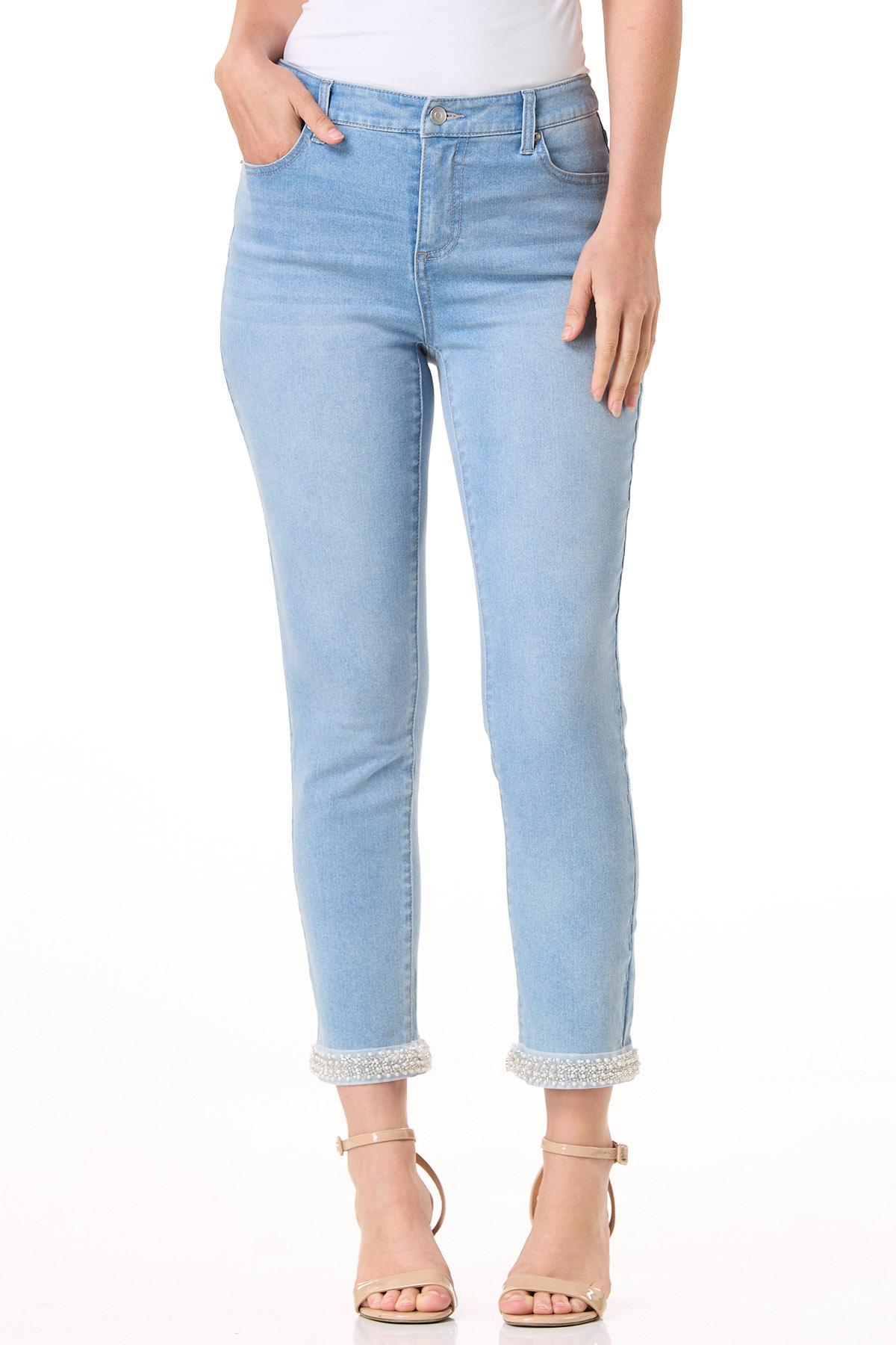 Cato Fashions | Cato Pearl Hem Ankle Jeans