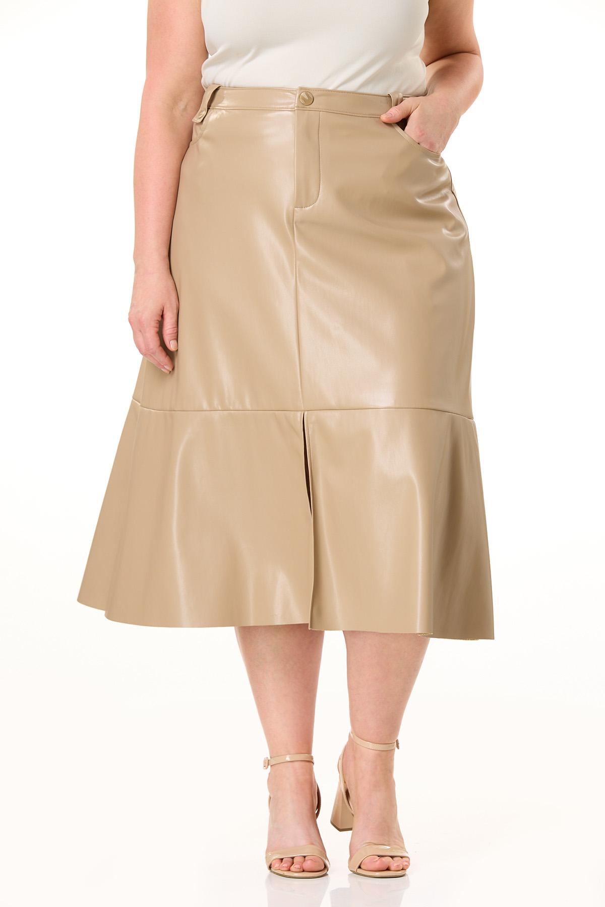  Cato Fashions | Cato Plus Size Faux Leather Skirt