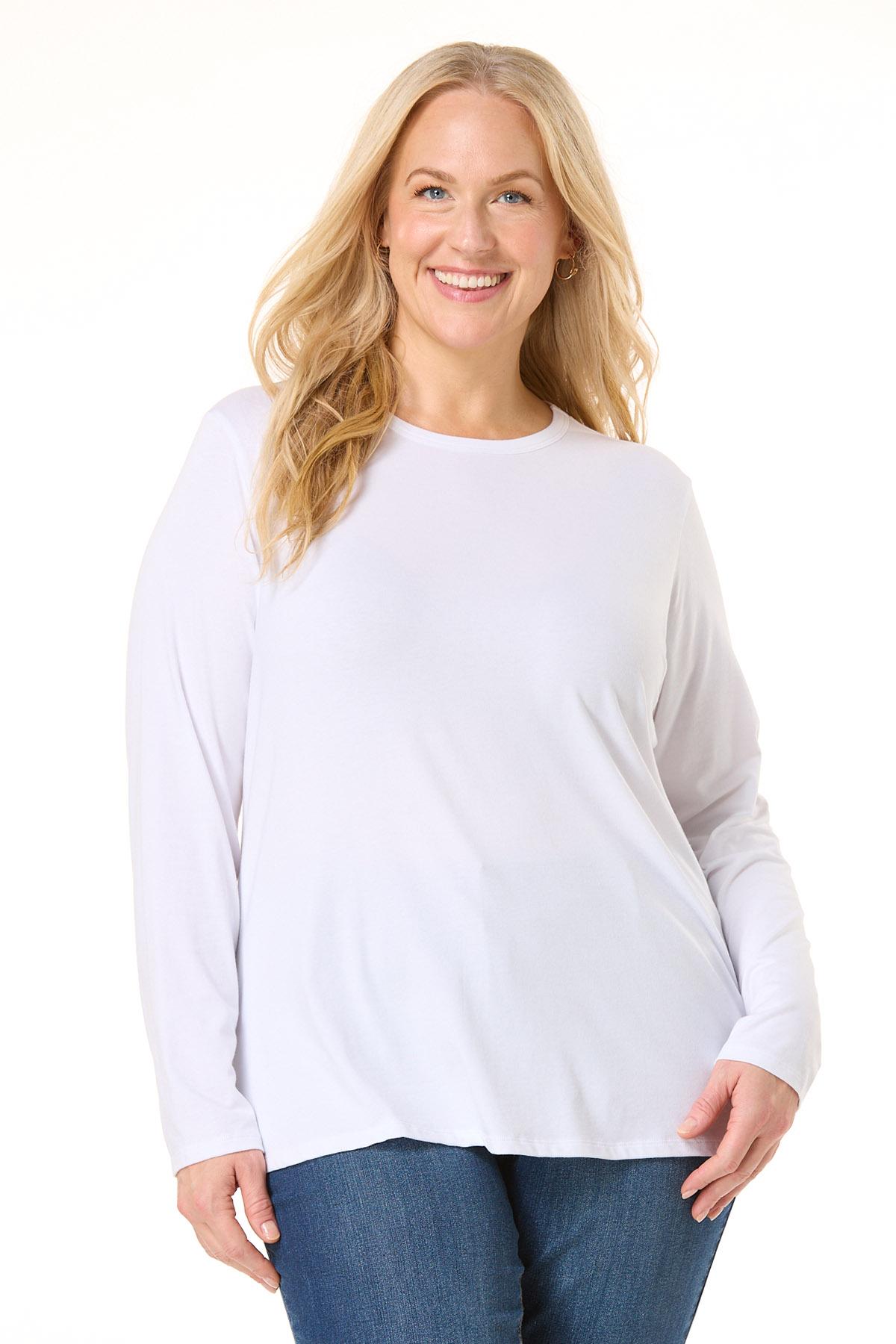 Cato Fashions | Cato Plus Size Solid Crewneck Top