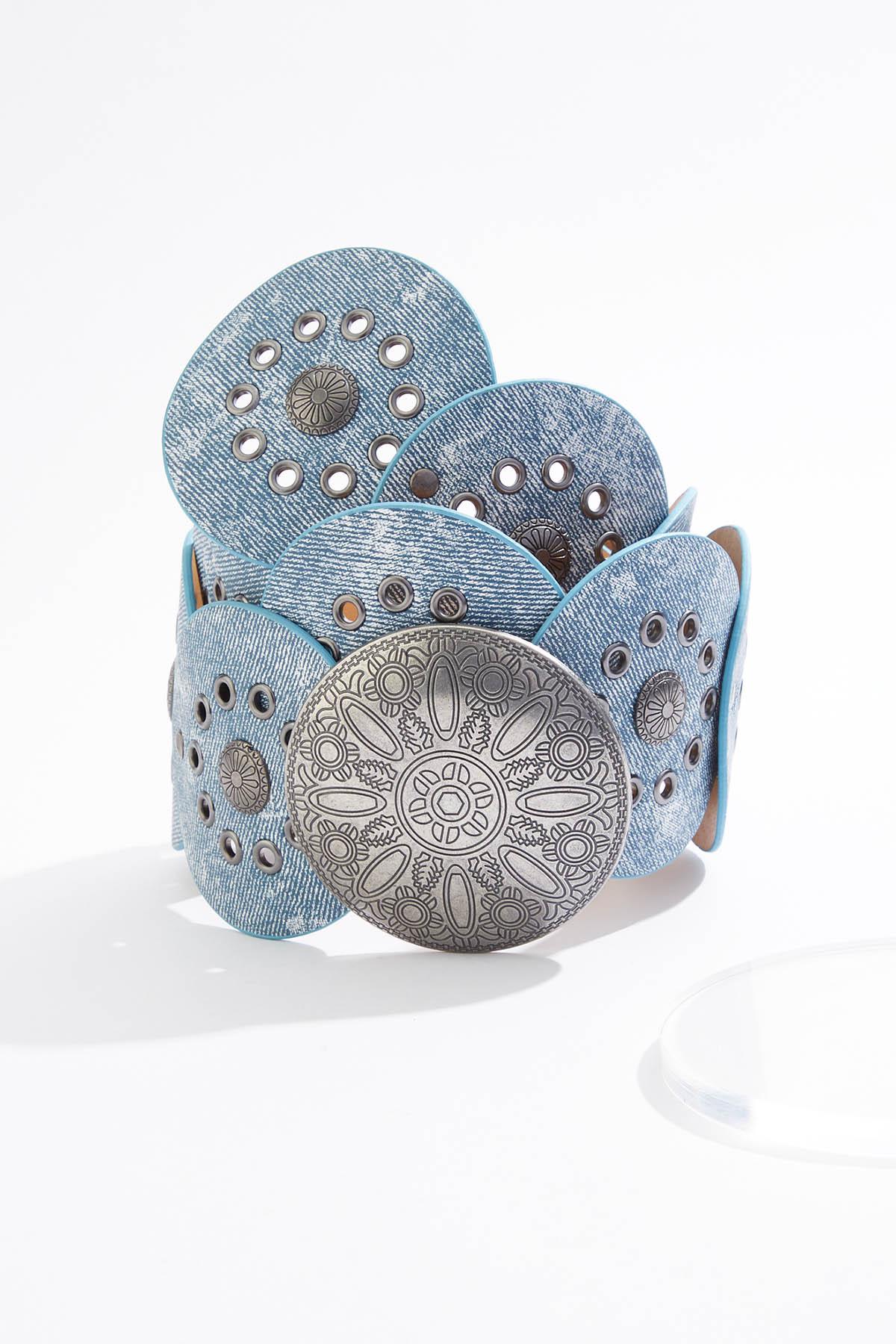 Cato Fashions | Cato Faux Leather Denim Disc Belt