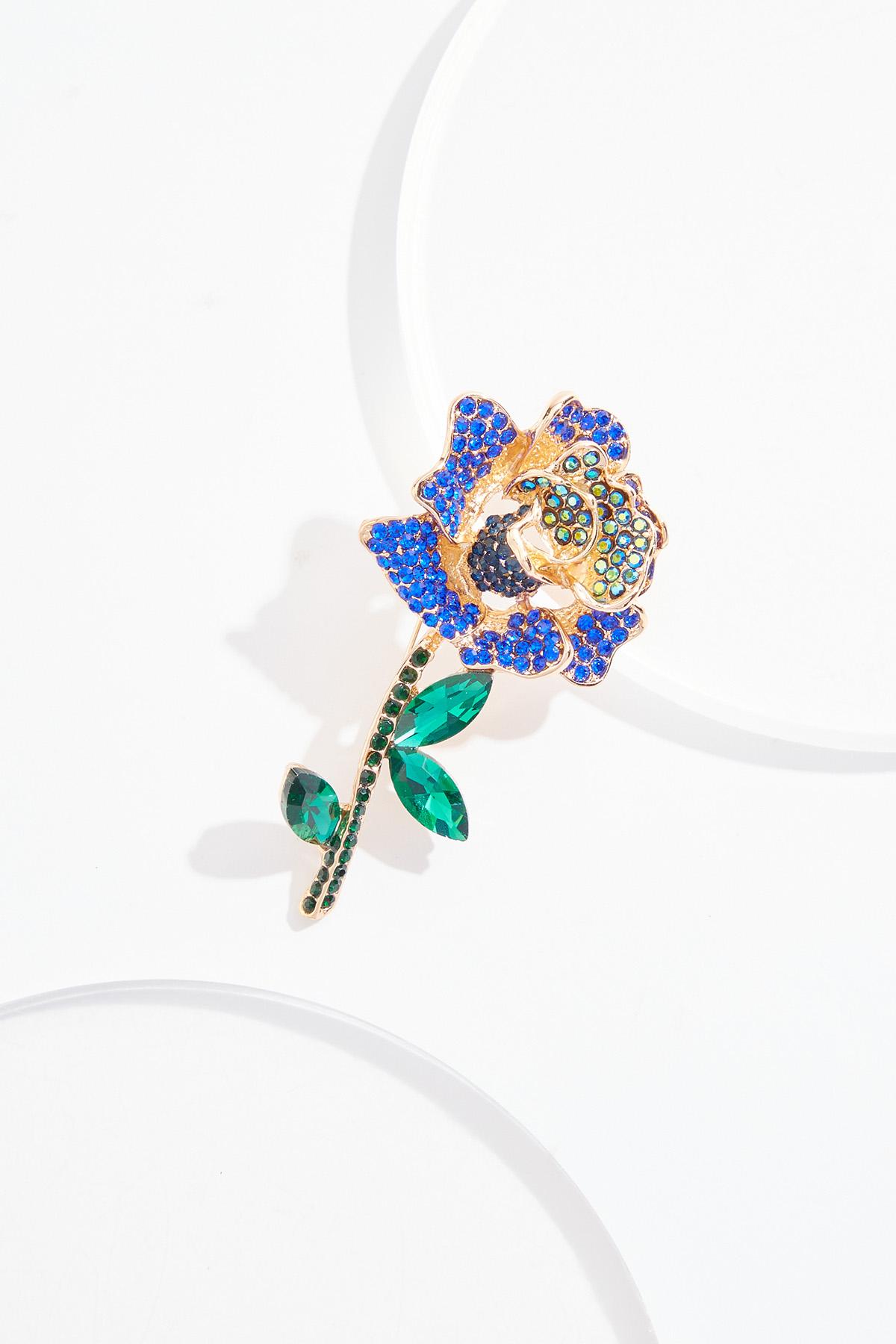 Cato Fashions | Cato Multi Rhinestone Embellished Flower Brooch