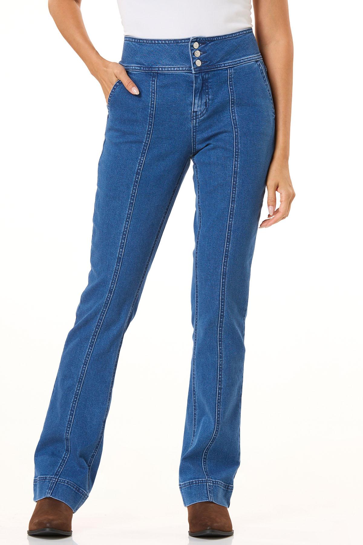 Cato Fashions | Cato Triple Button High Rise Jeans