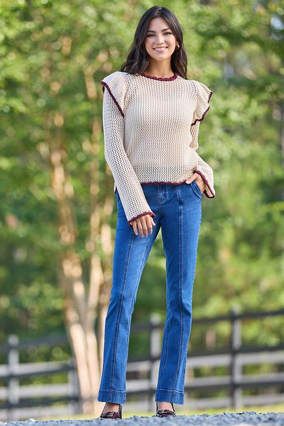 Cato Fashions | Cato Triple Button High Rise Jeans