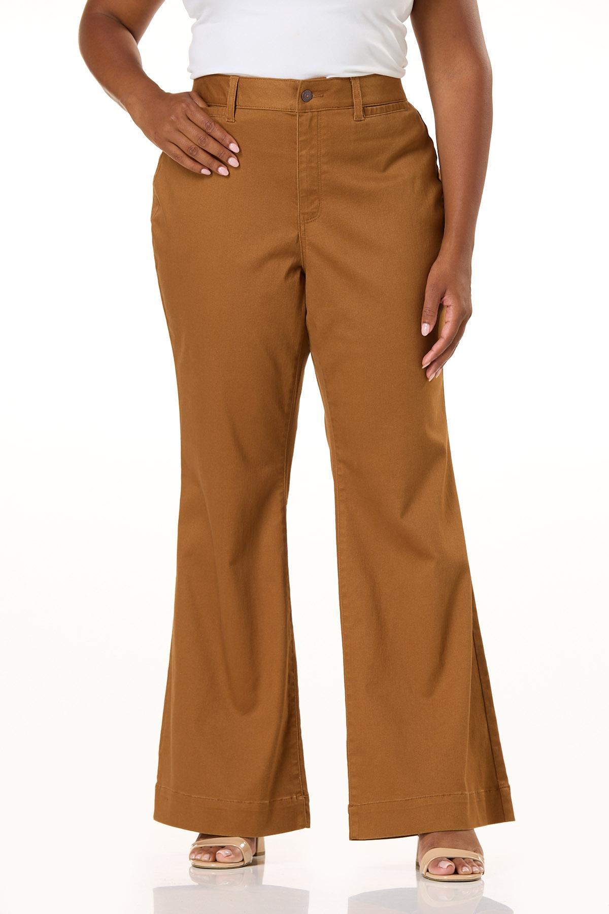 Cato Fashions | Cato Plus Size Stretch Waist Wide Leg Pants