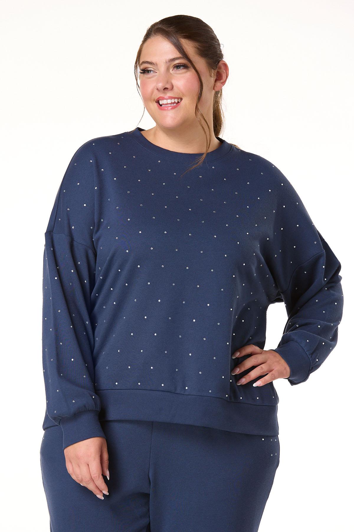 Cato Fashions | Cato Plus Size Rhinestone Sweatshirt