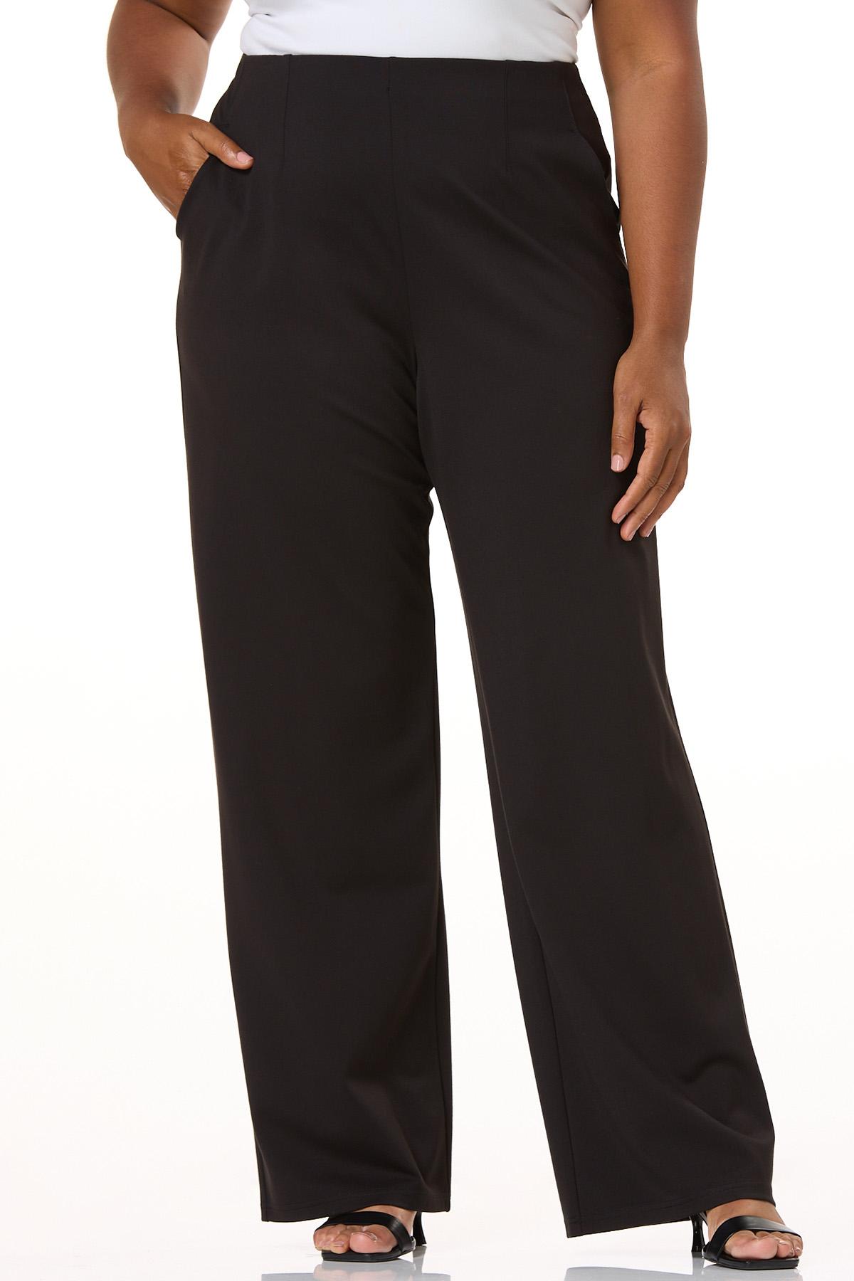 Cato Fashions | Cato Plus Size Ponte Wide Leg Pants