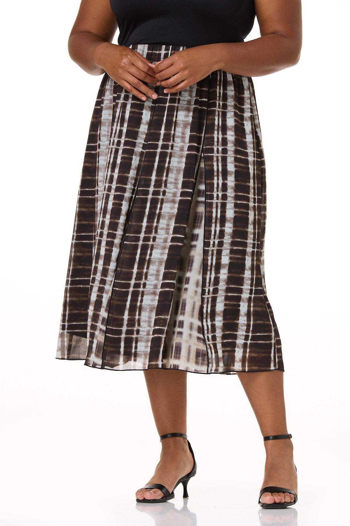 Cato Fashions | Cato Plus Size Tie Dye Chiffon Skirt