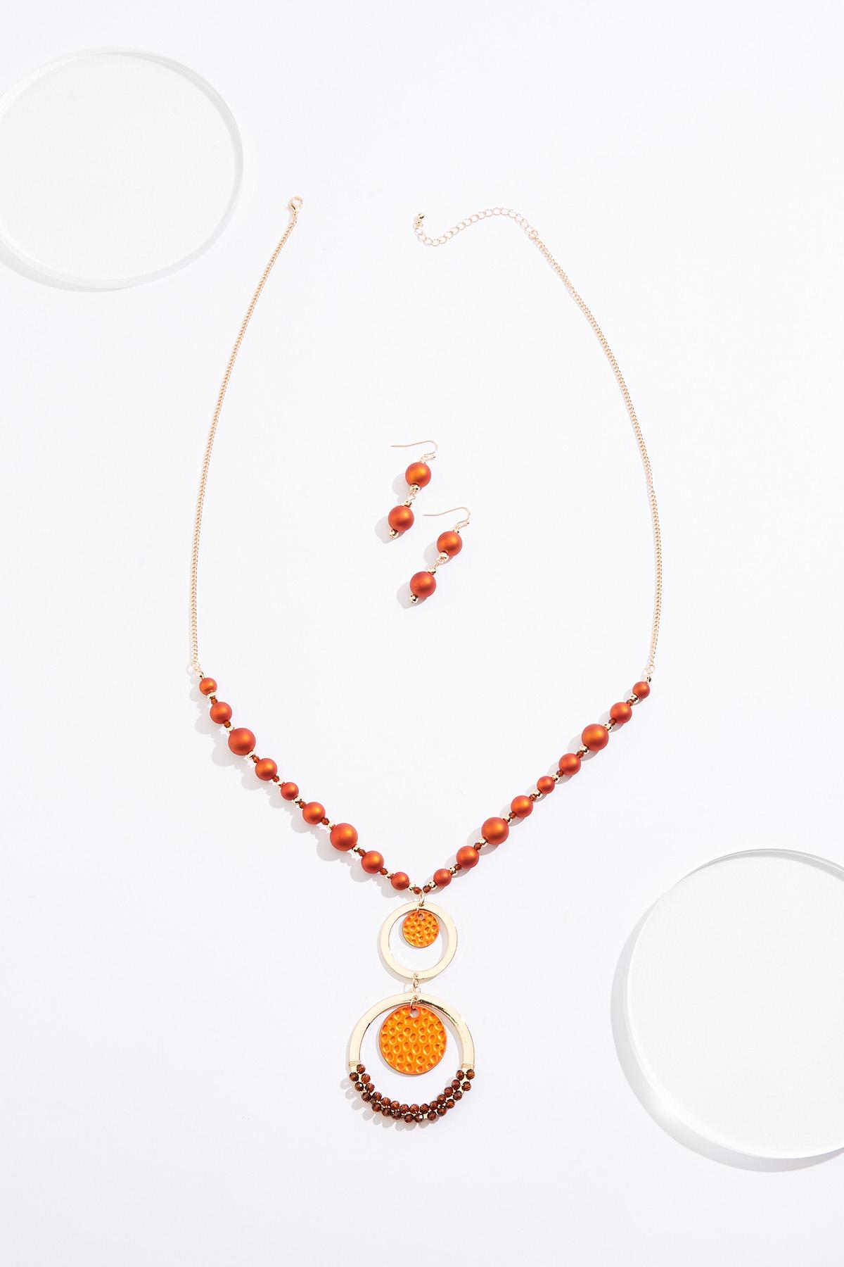 Cato Fashions | Cato Rubber Circle Ball Necklace And Earring Set
