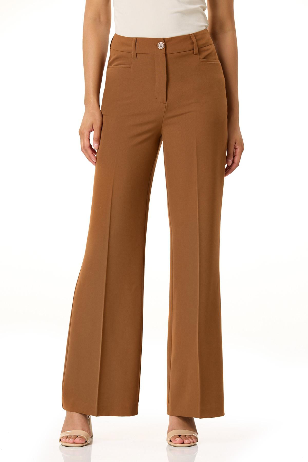パンツ OFF WHITE Women Palazzo Pants OWCA18ES25FA B001 6G00 BROWN Off-White Brown Trousers - Palazzo Pants Women