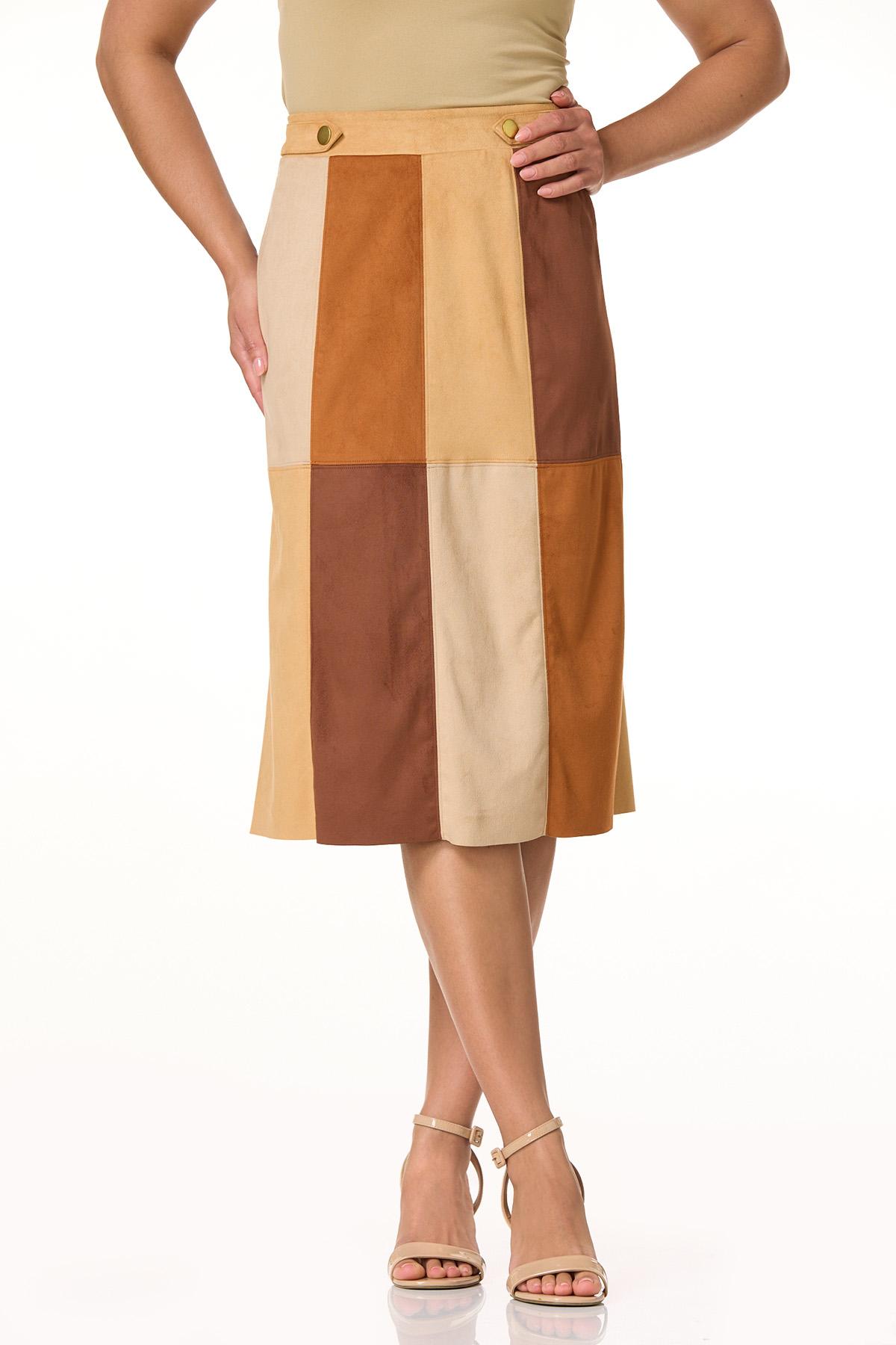 Cato Fashions | Cato Patchy Faux Suede Skirt