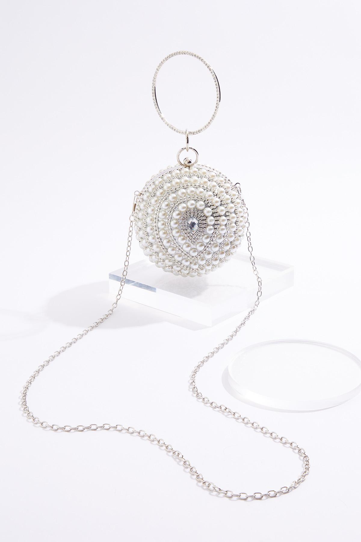 Cato Fashions | Cato Pearl Rhinestone Sphere Wristlet