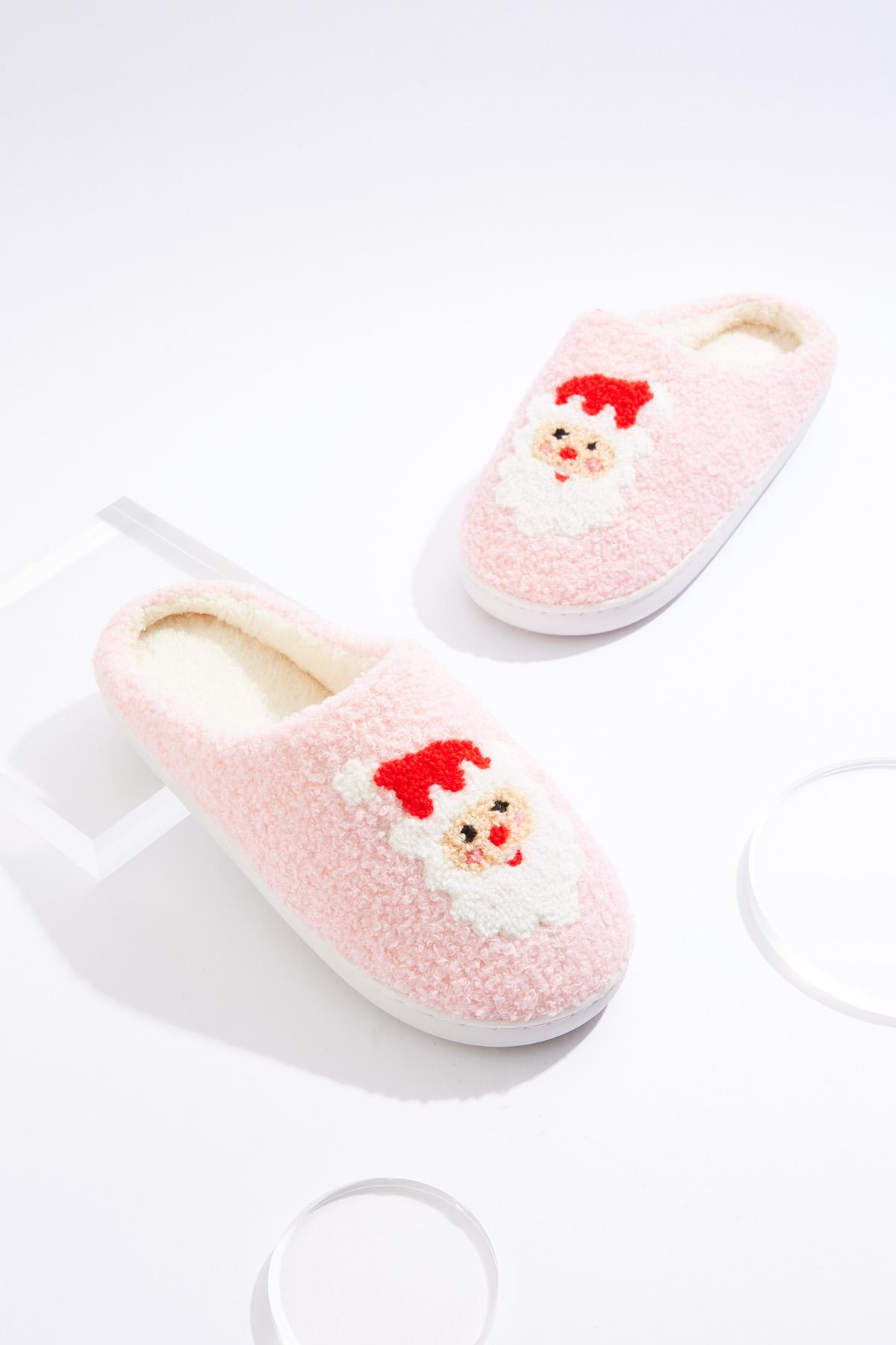 Cato Fashions | Cato Santa Pink Fuzzy Slippers