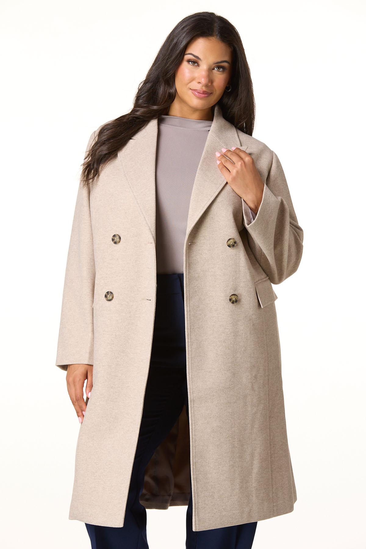 Cato Fashions Cato Plus Size Long Peacoat
