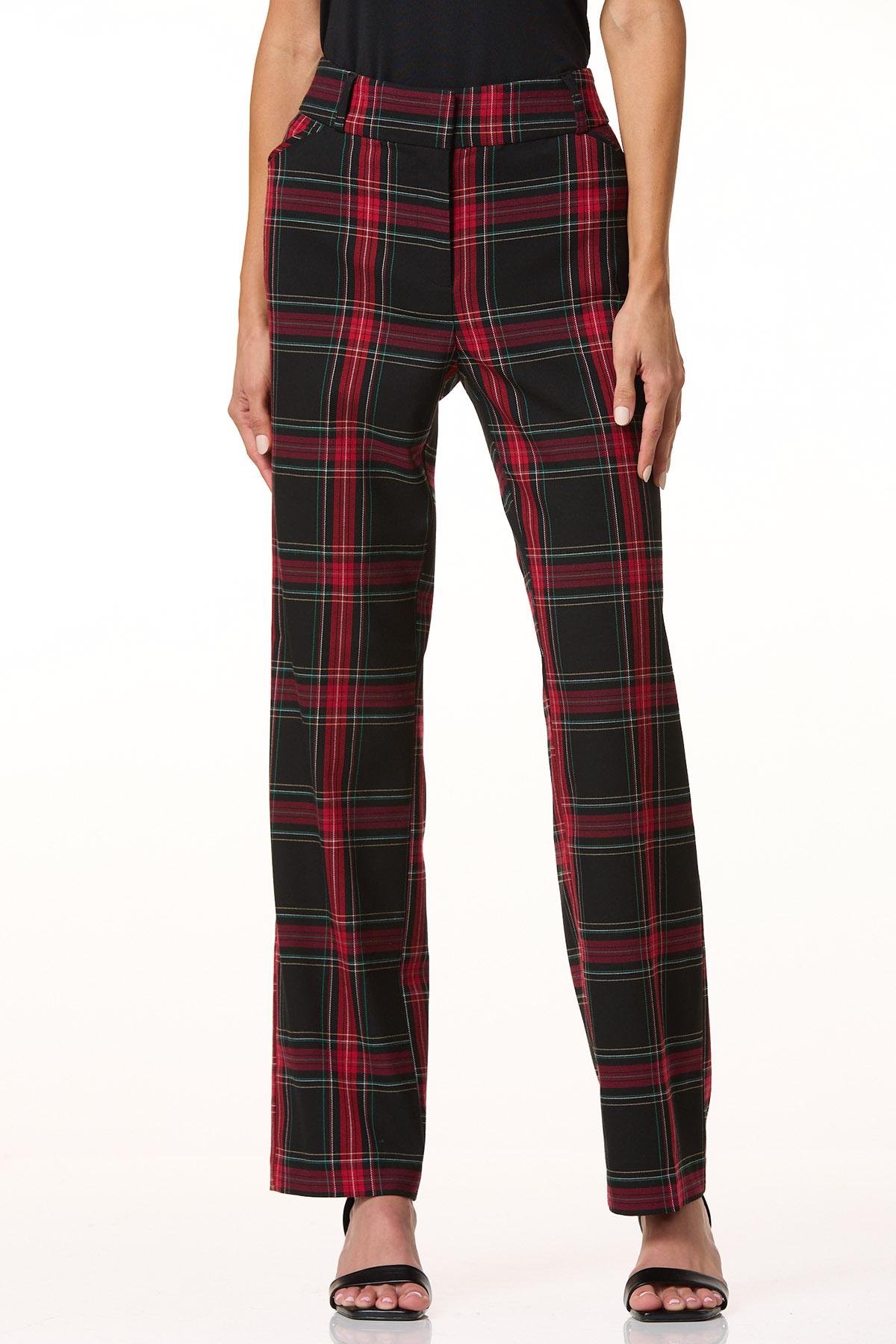Cato Fashions | Cato Red Plaid Trousers
