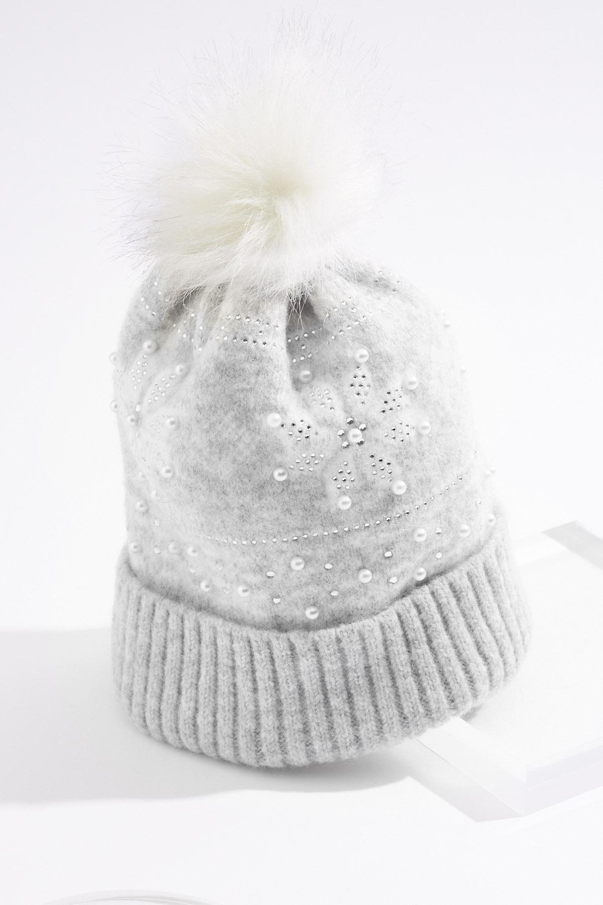 Cato Fashions | Cato Pearl Rhinestone Snowflake Beanie
