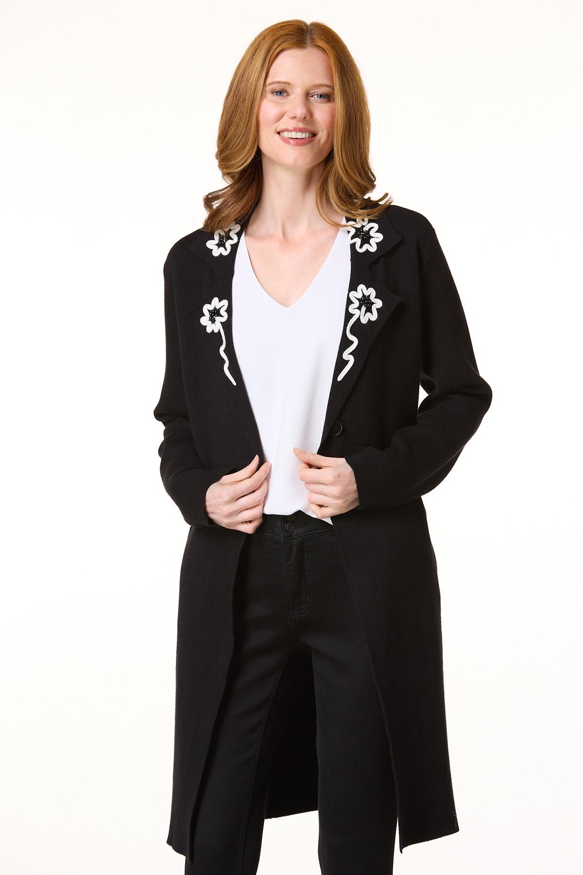 Cato Fashions | Cato Soutache Pearl Cardigan Sweater