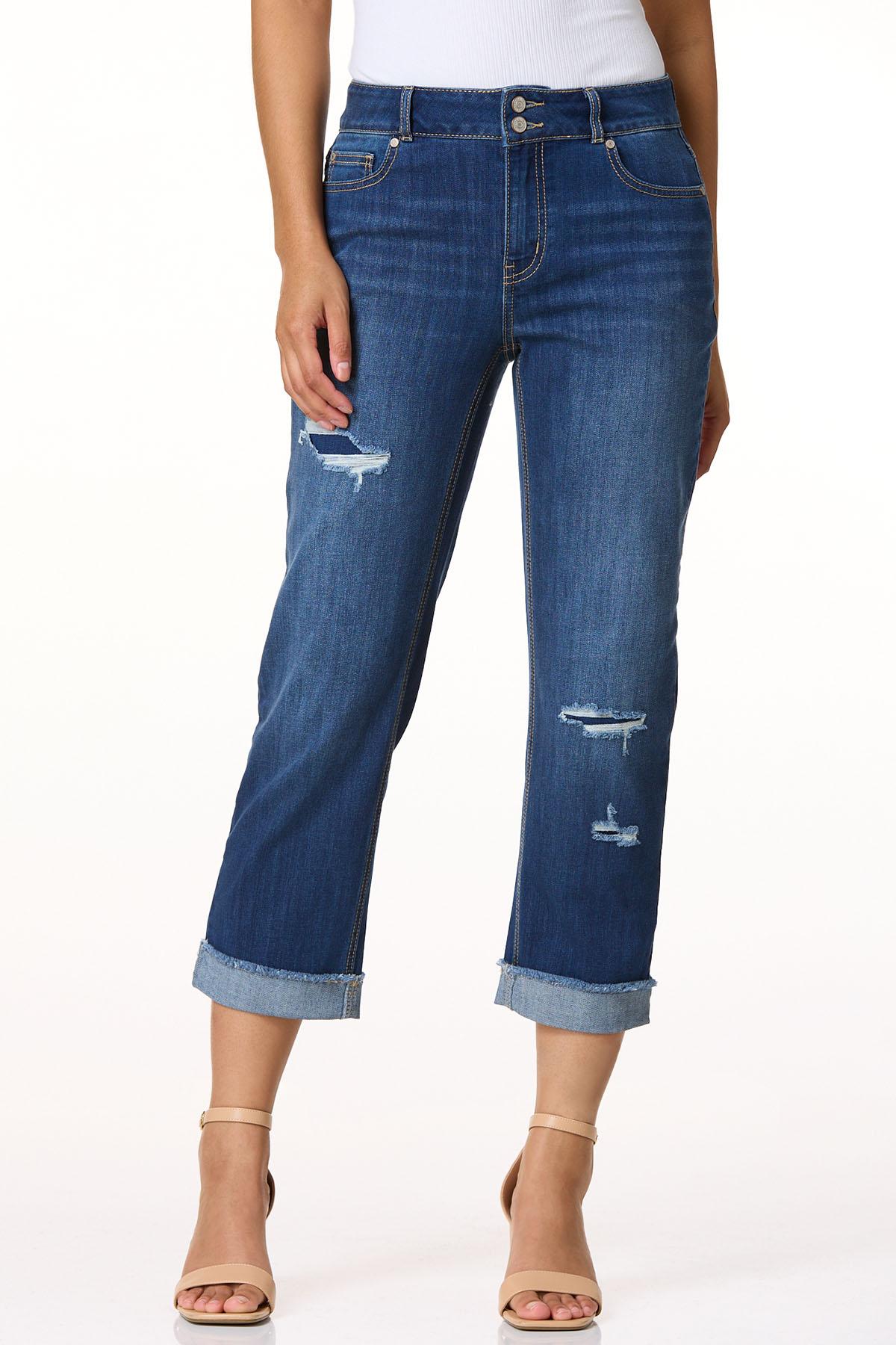 The Perfect Jean Distressed Cropped