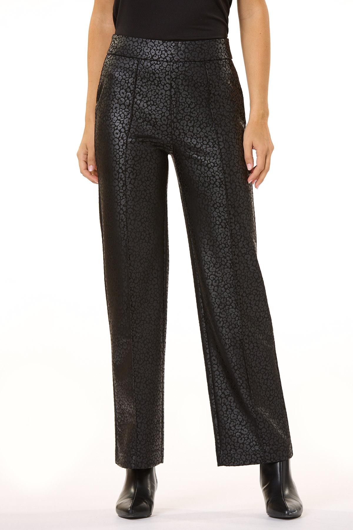 Cato Fashions | Cato Faux Suede Leopard Straight Pants