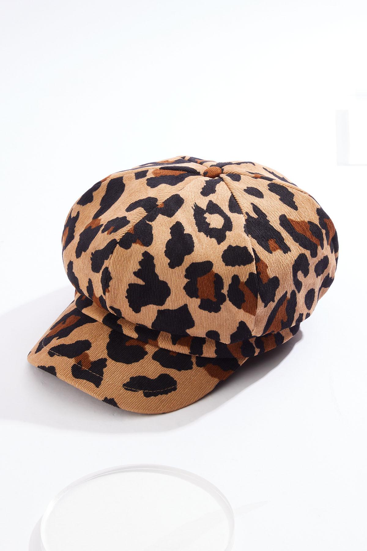 Cato Fashions | Cato Leopard Corduroy Cabbie Hat