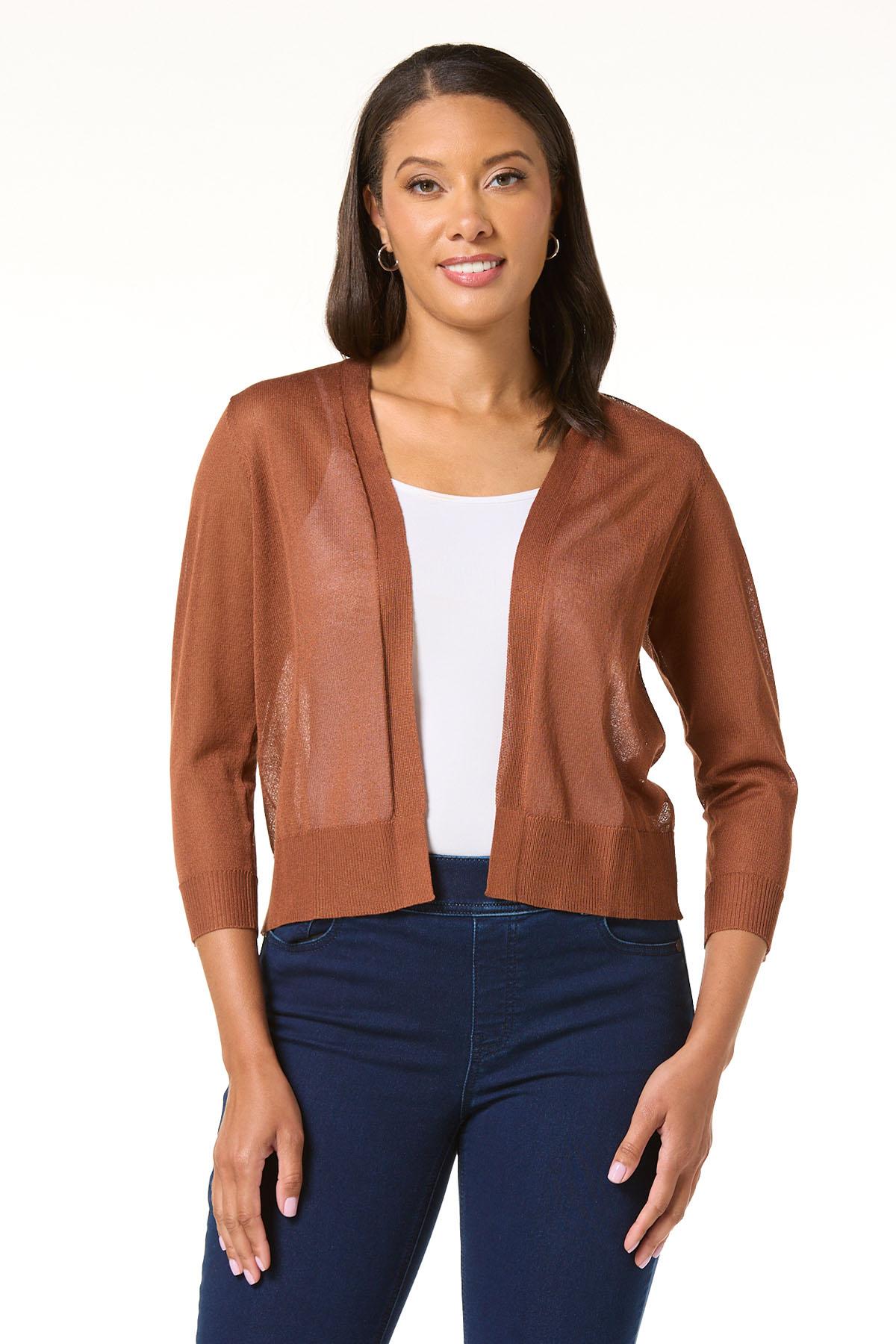 Cato Fashions | Cato Solid Sheer Cardigan