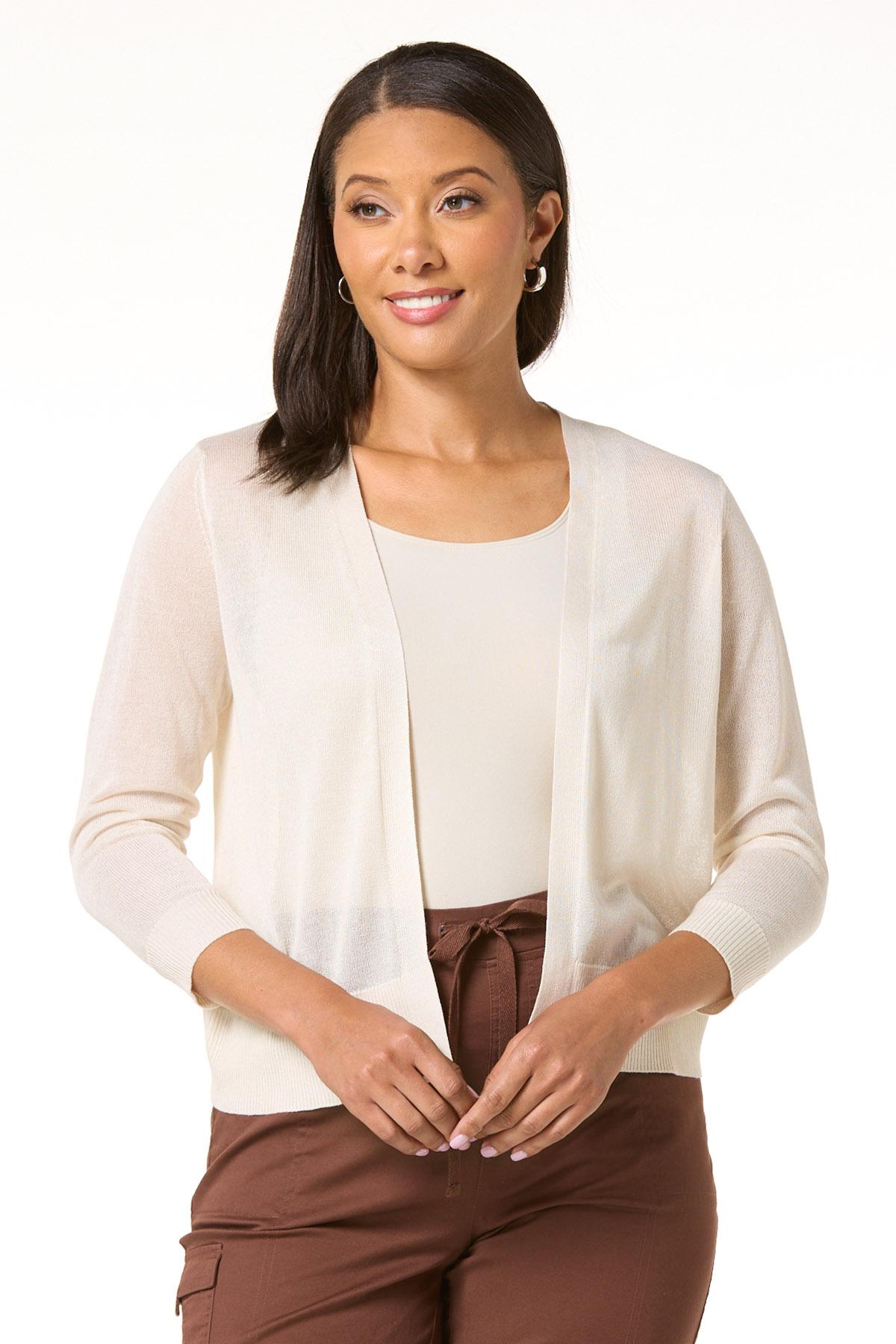 Cato Fashions | Cato Solid Sheer Cardigan