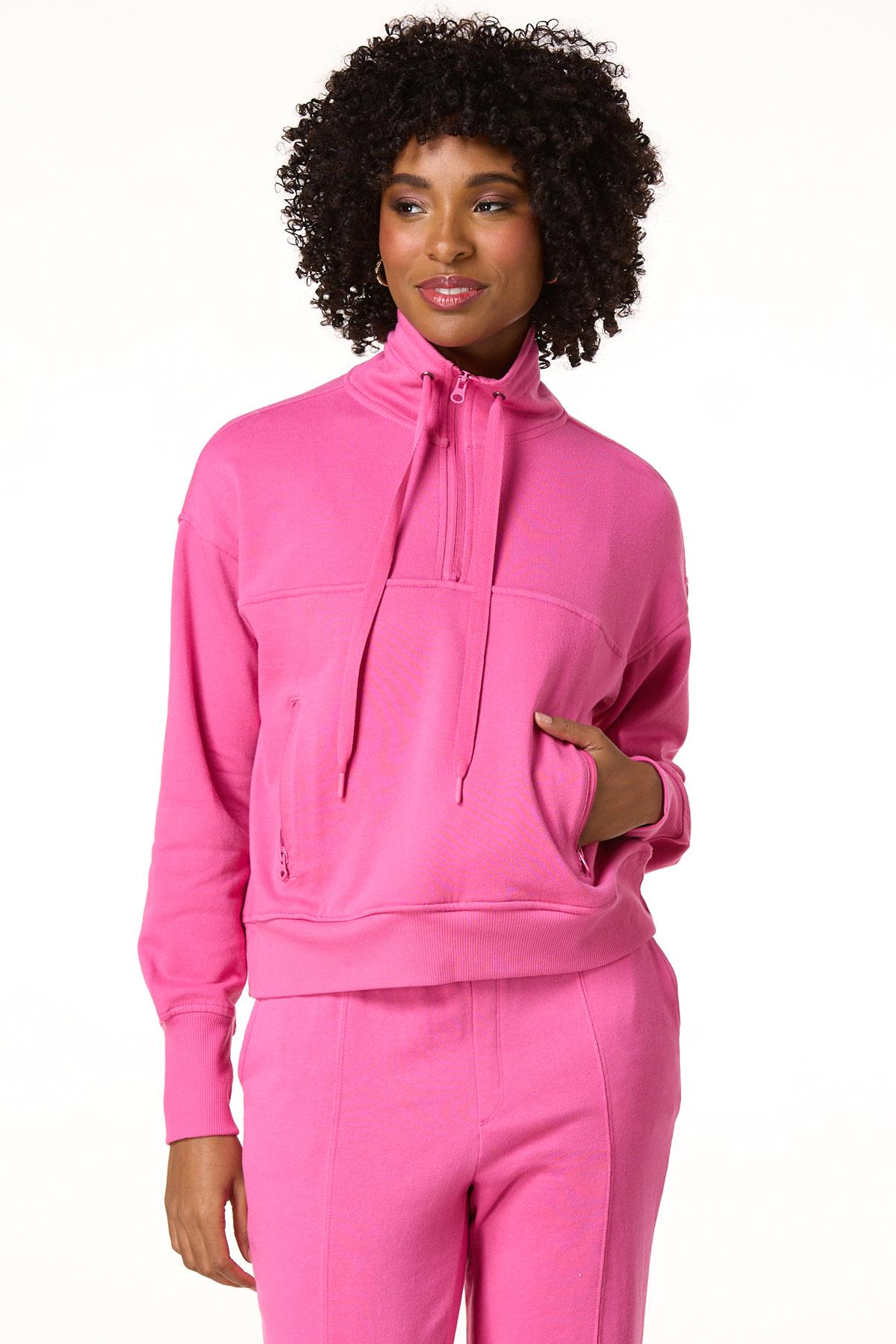 Cato Fashions | Cato Solid Half Zip Sweatshirt