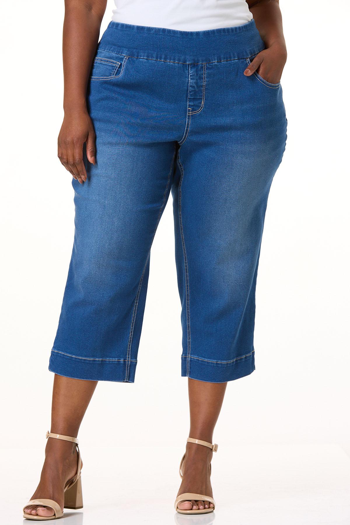 Plus Size The Perfect Jean PullOn Cropped