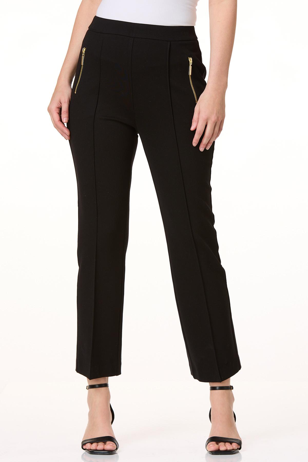 Cato Fashions | Cato Ponte Kick Flare Zipper Pocket Pants