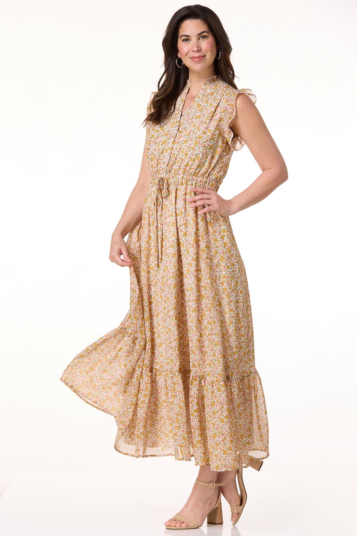 paisley formal dress Primavera Couture 4312 - Long Sheath Dress main image 0