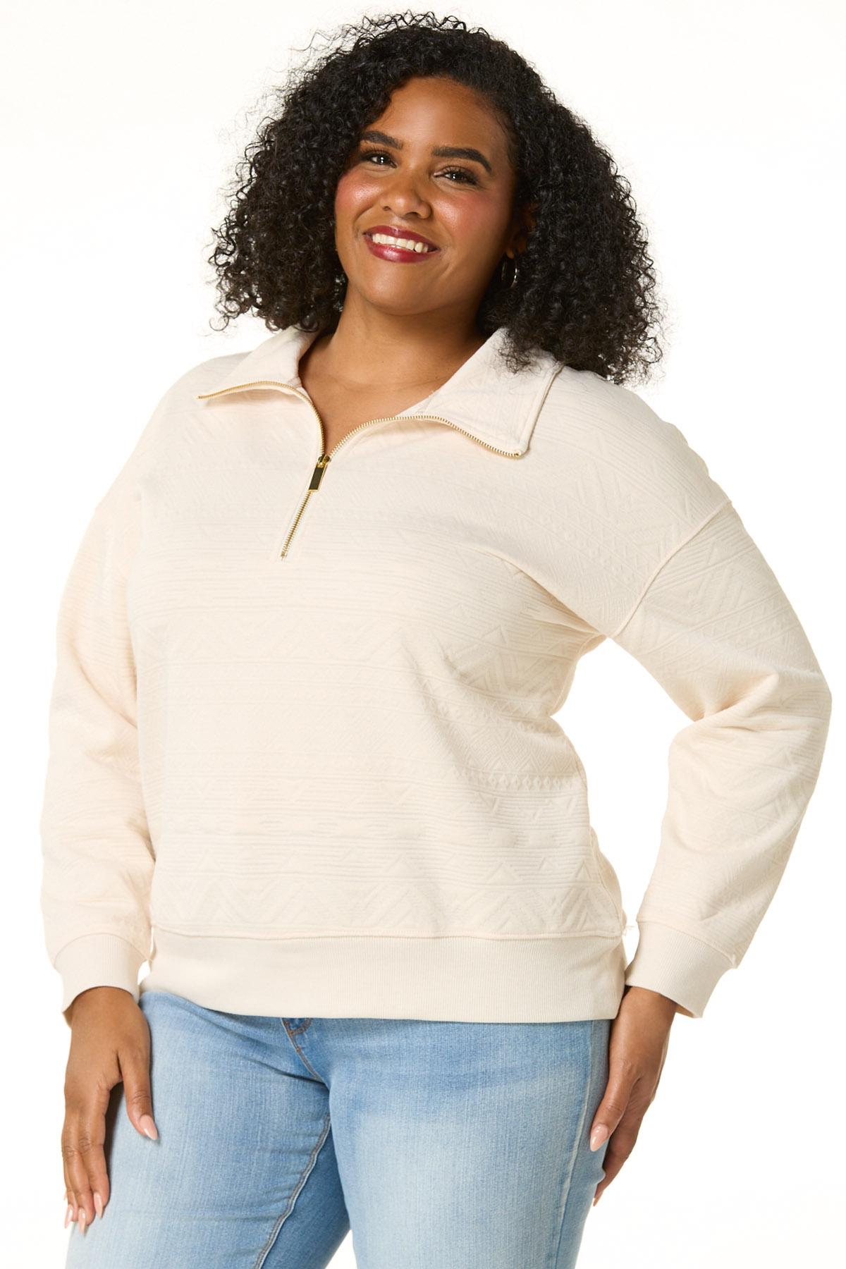 CATORCE トップス Cato Fashions | Cato Plus Size Tasseled Flutter Sleeve Top
