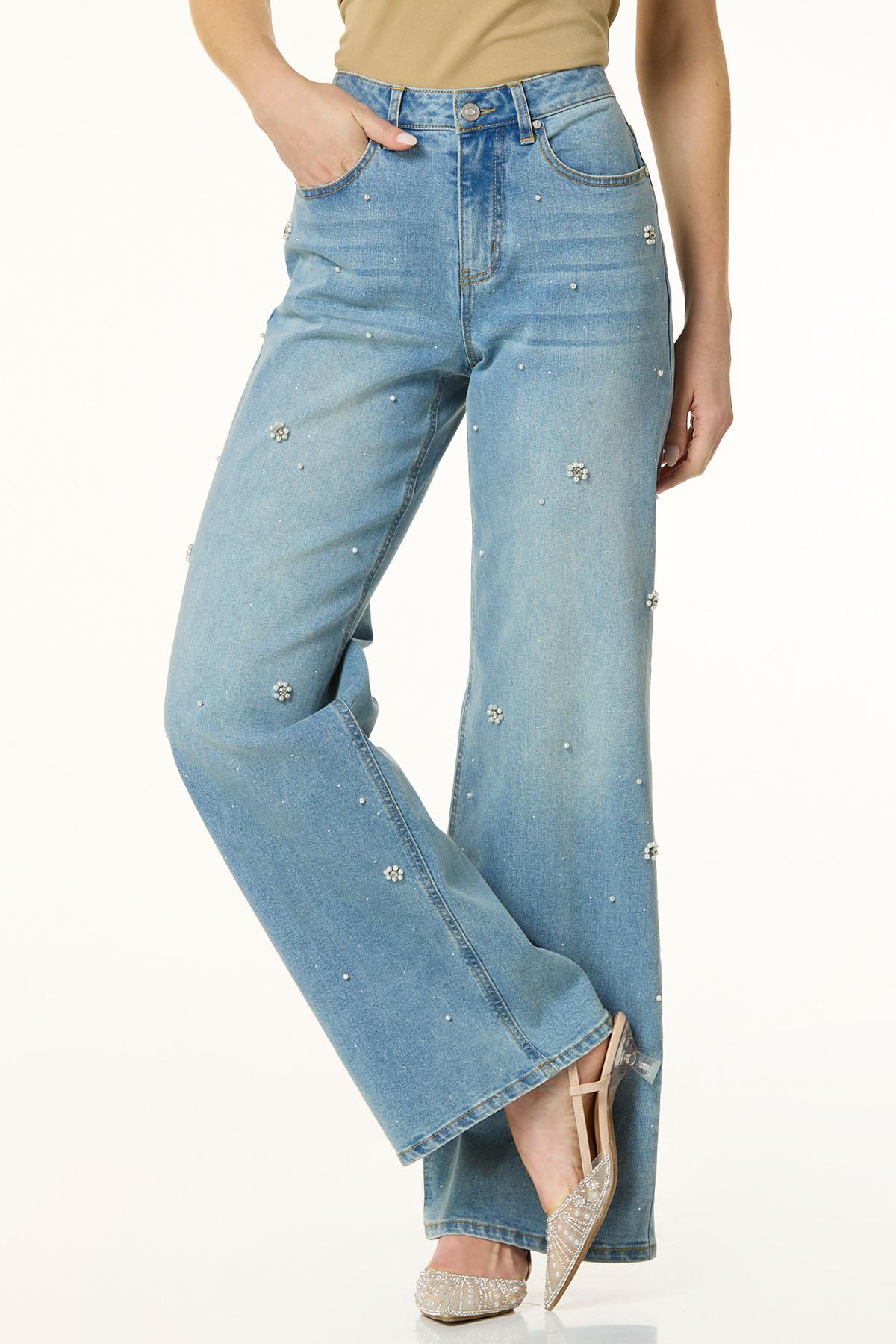Cato Fashions | Cato Pearl Rhinestone Jeans