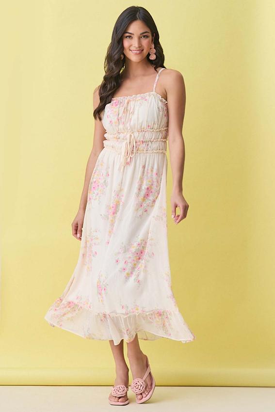 green emerald velvet dress Cato Dress in Chalk