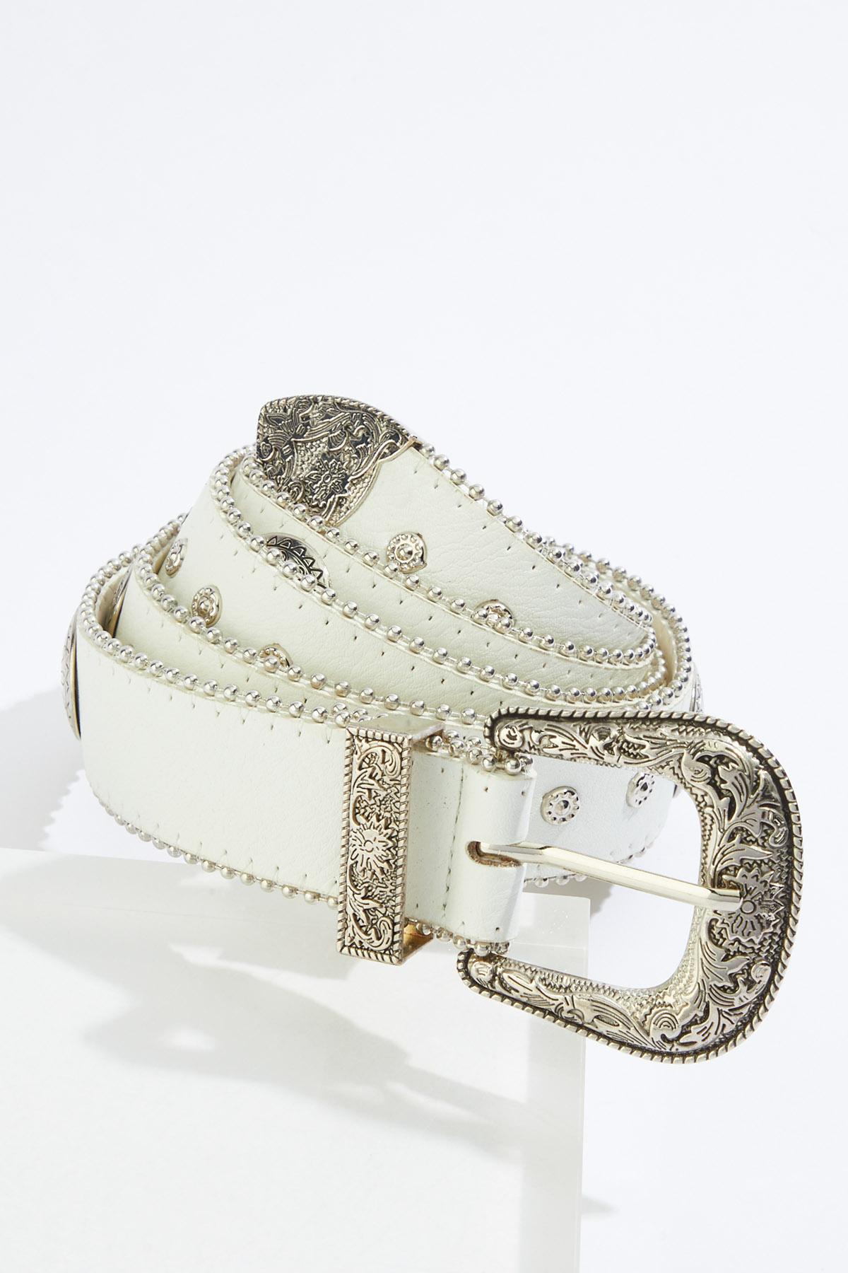 Cato Fashions | Cato Plus Size Faux Leather Ball Chain Trim Belt