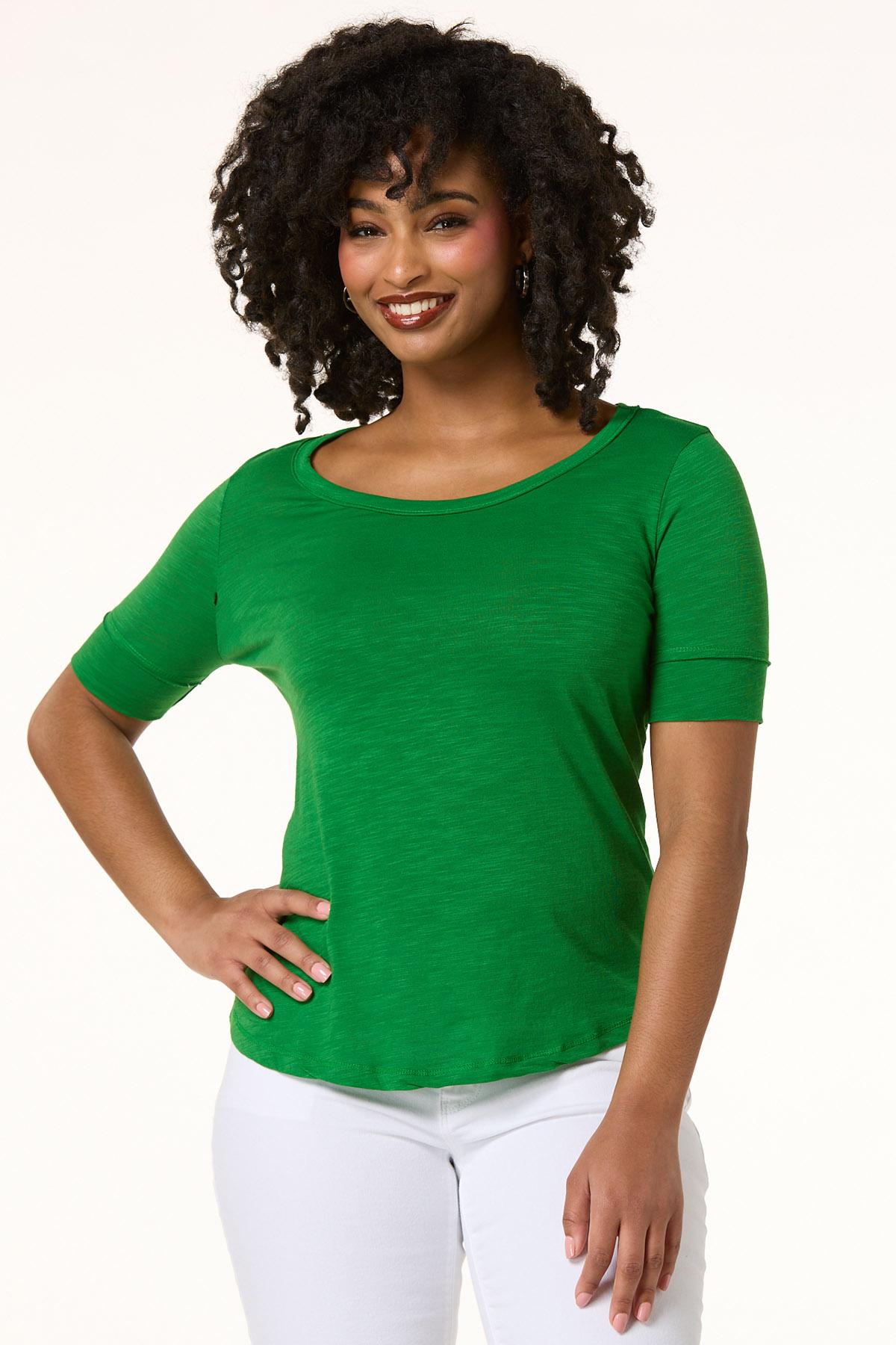 Cato Fashions | Cato Solid Slub Knit Top