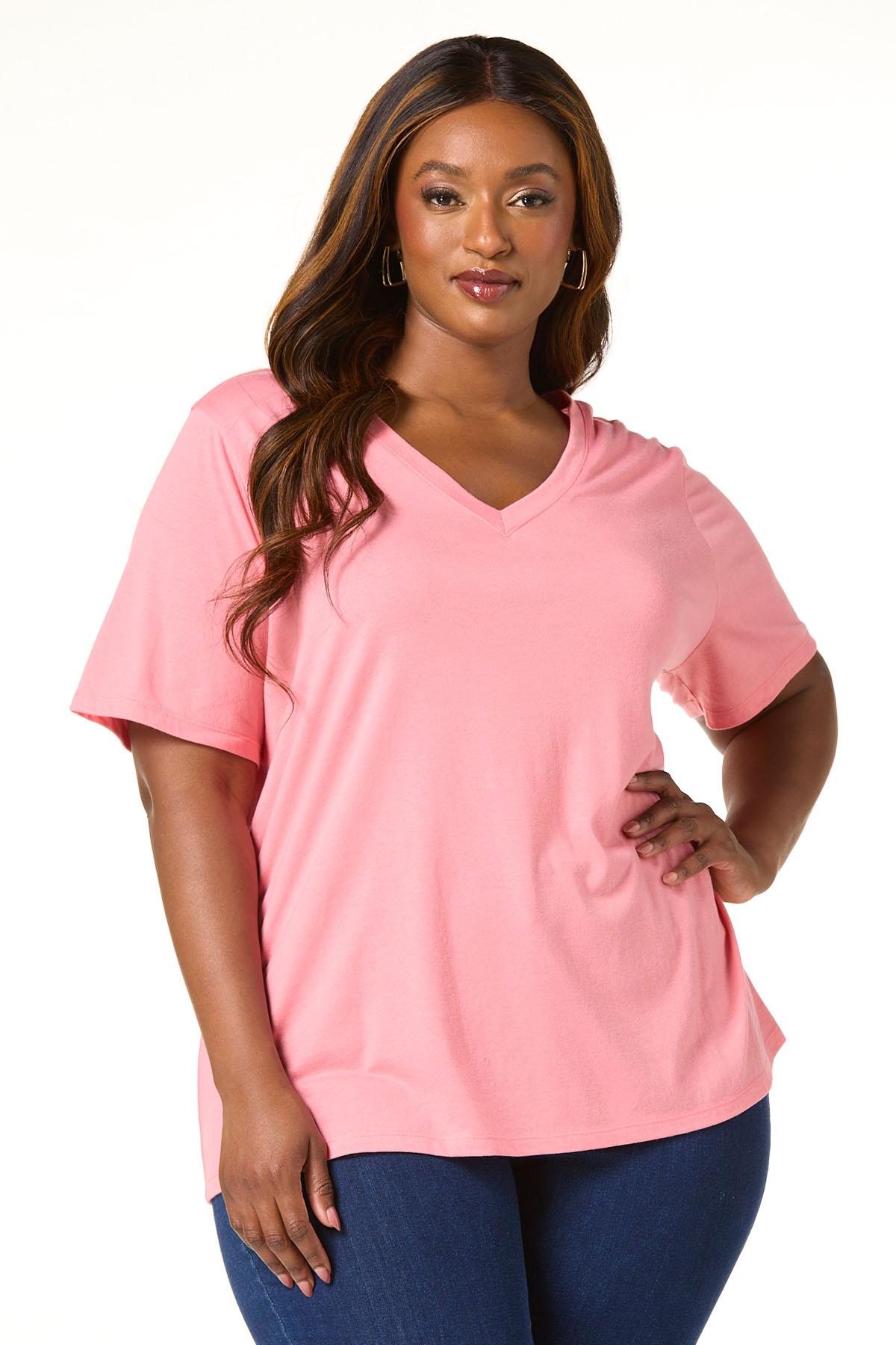 SALSATION Wear　Meth Knit Top　サイズS Cato Fashions | Cato Plus Size Soft Knit Solid V- Neck Tee