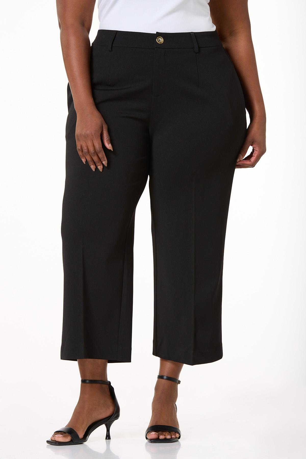 Cato Fashions | Cato Plus Size Cropped Scuba Knit Pants Cato Fashions | Cato Plus Size Cropped Scuba Knit Pants