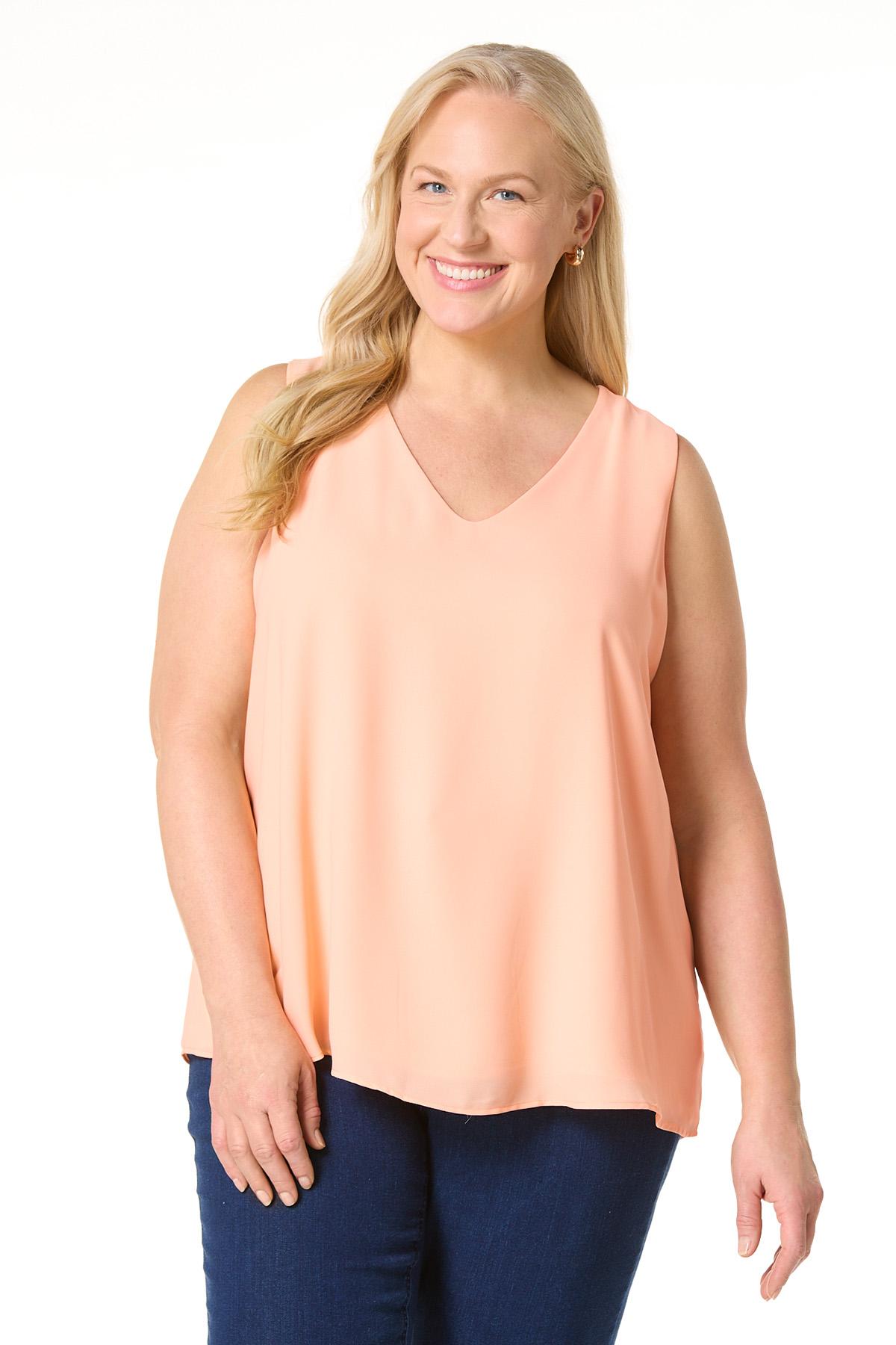 Cato Fashions | Cato Plus Size Solid Dressy Tank