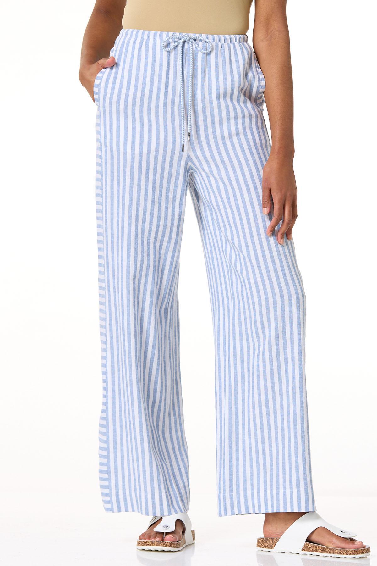 Cato Fashions | Cato Stripe Linen Beach Pants