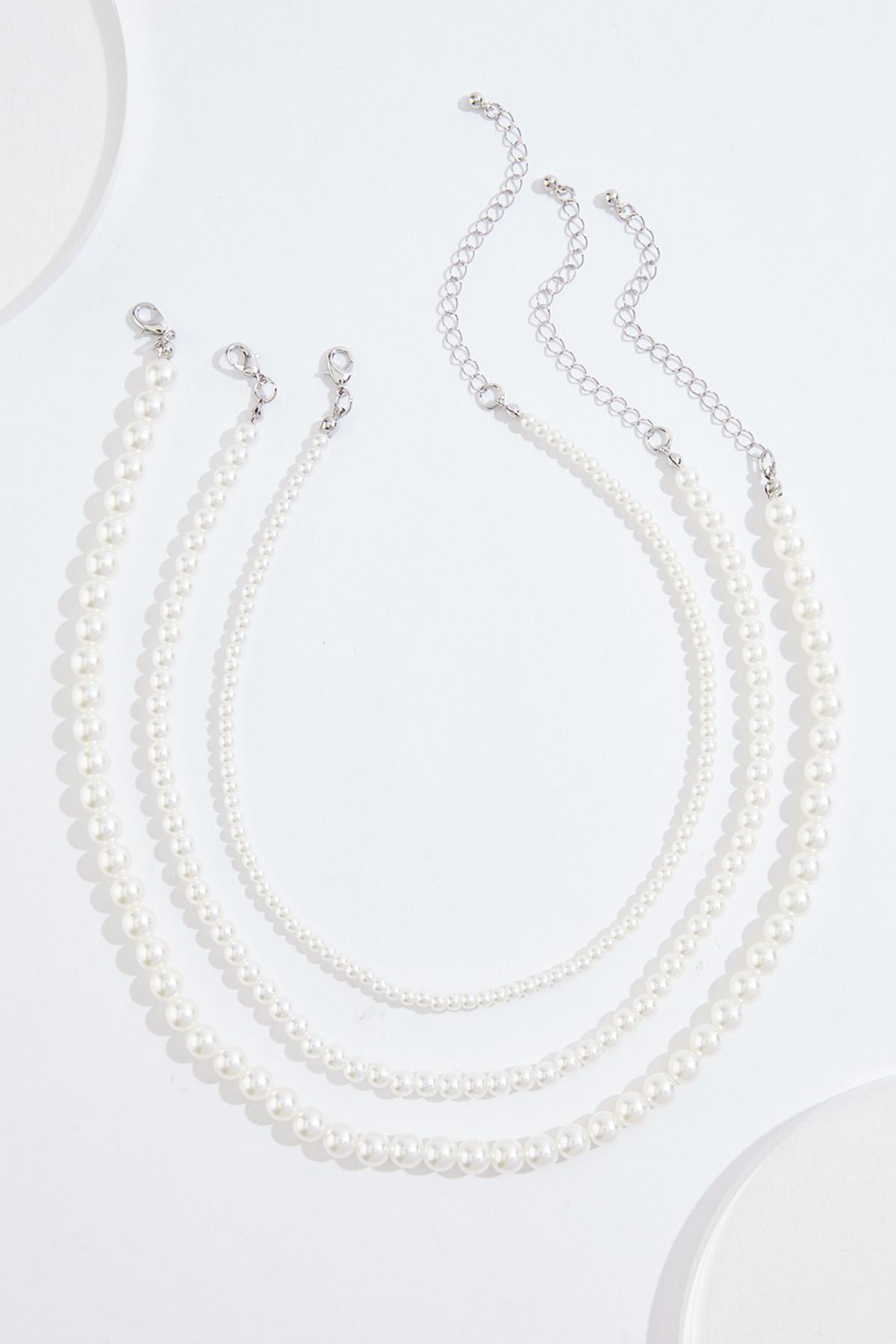 Classic Layered Pearl Necklace