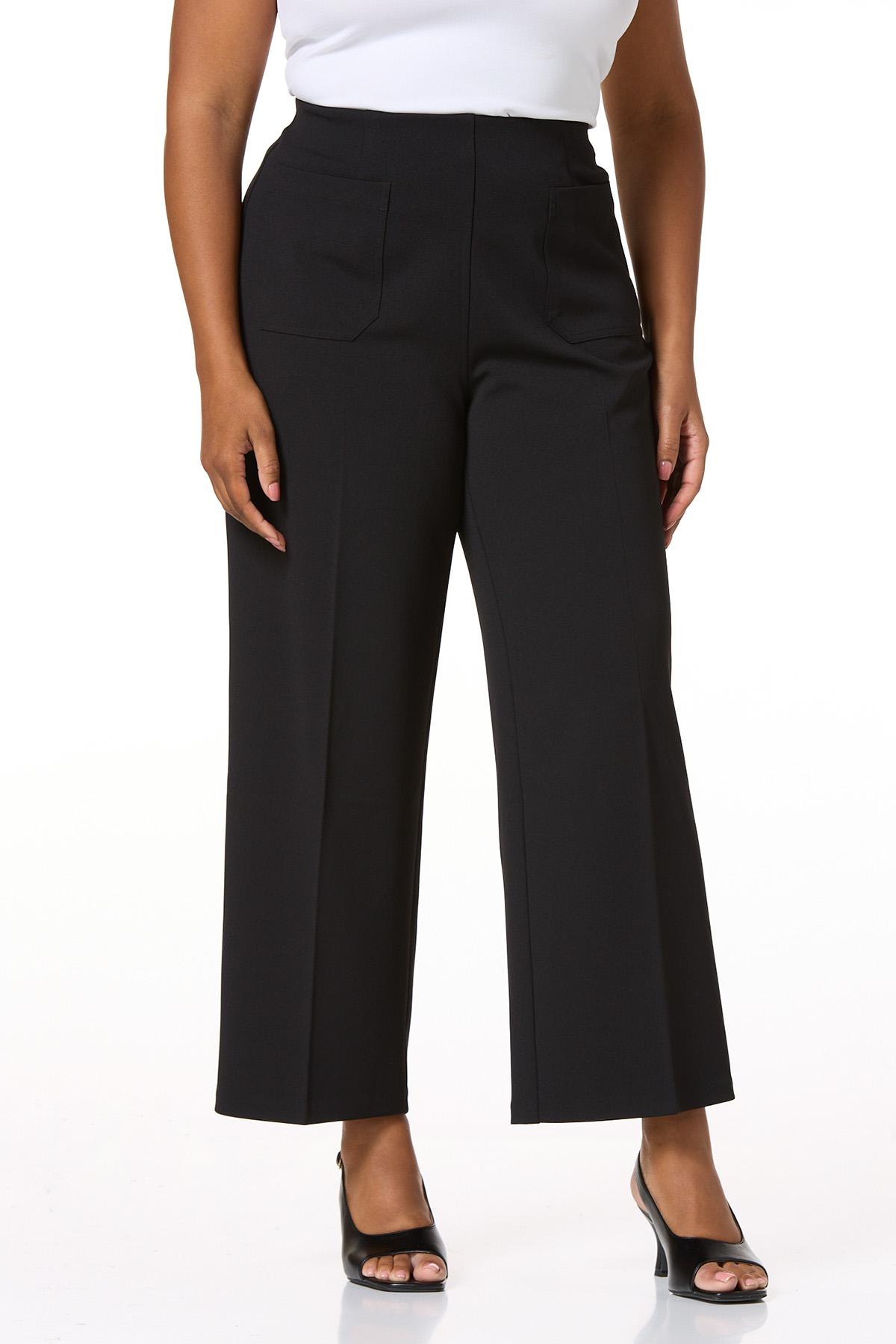 slim fit dress slacks Cato Palazzo Dress Pants
