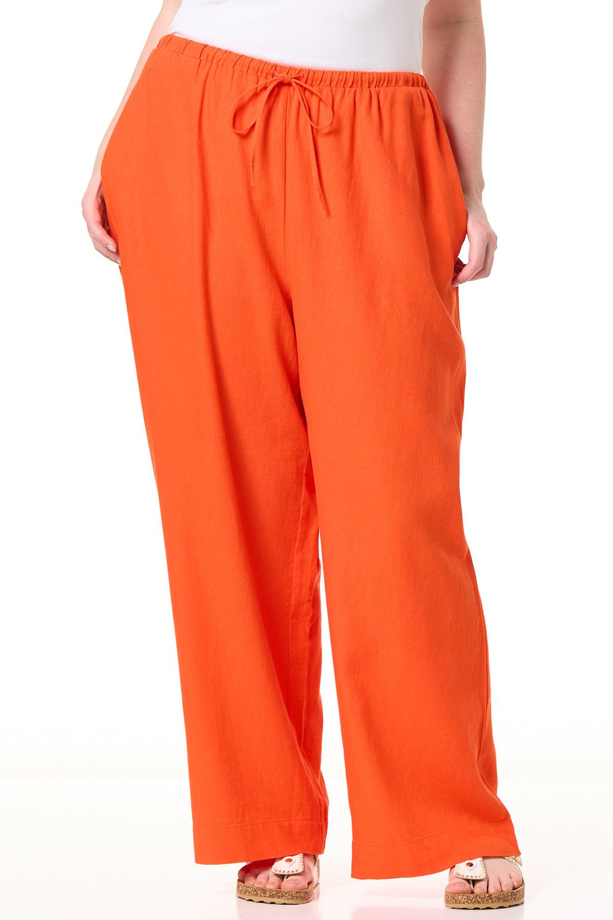 新品　salsation Slim-Fit Drawstring Pants Cato Fashions | Cato Plus Size Drawstring Linen Pants