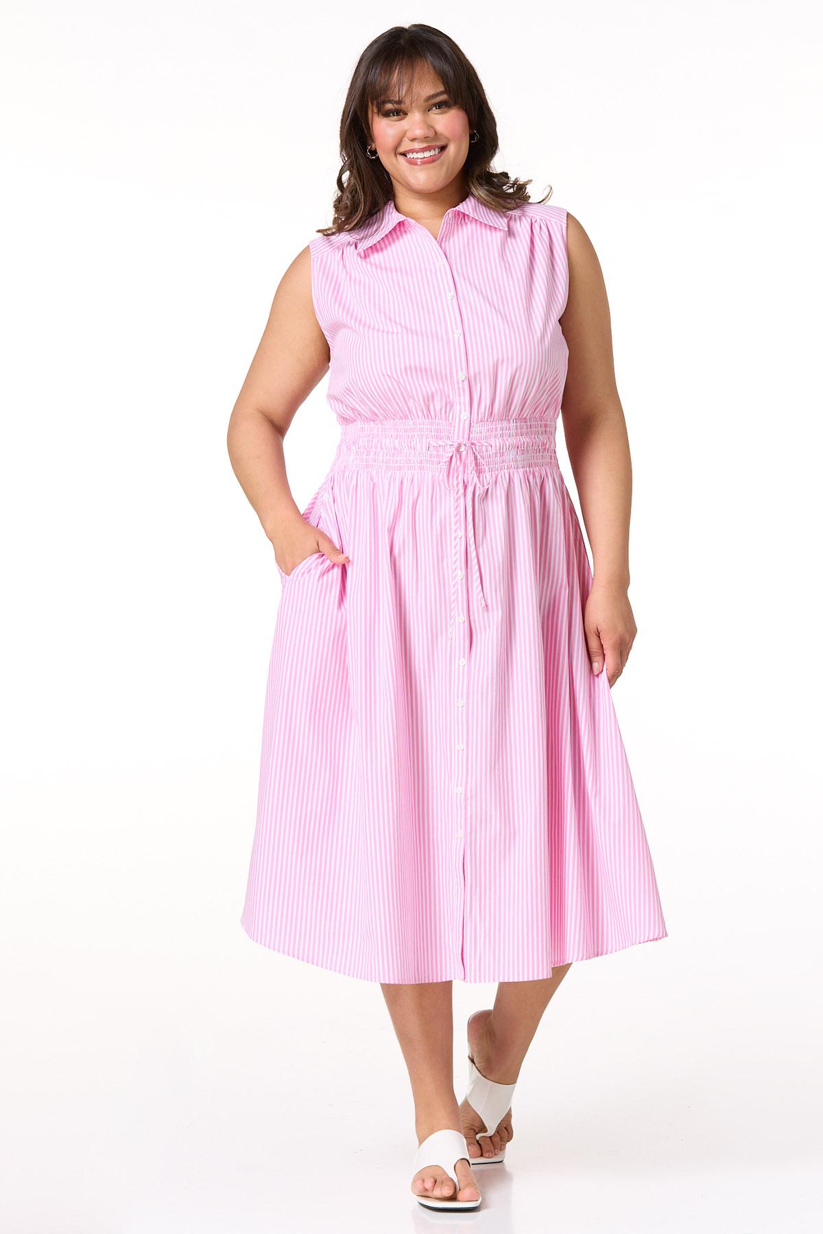 strapless open back dress Share Your Story Fuchsia Pink Shirt Dress – Shop the Mint main image 1