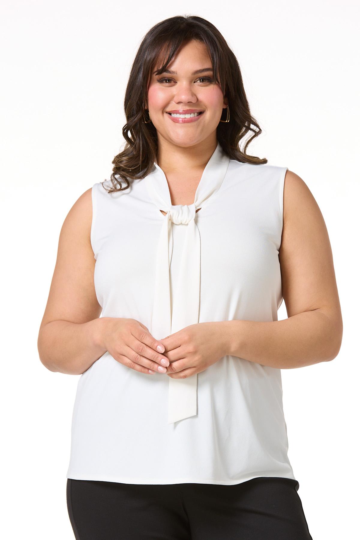Cato Fashions | Cato Plus Size Draped Tie Tank
