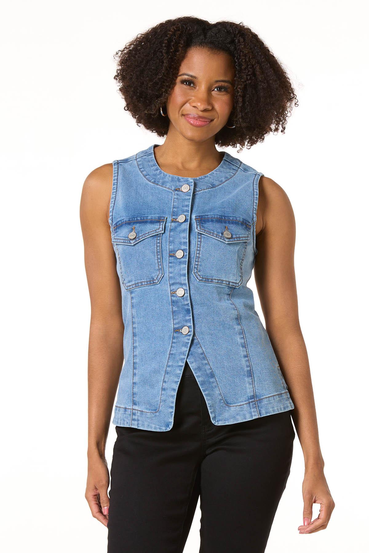 Cato Fashions | Cato Double Pocket Denim Vest