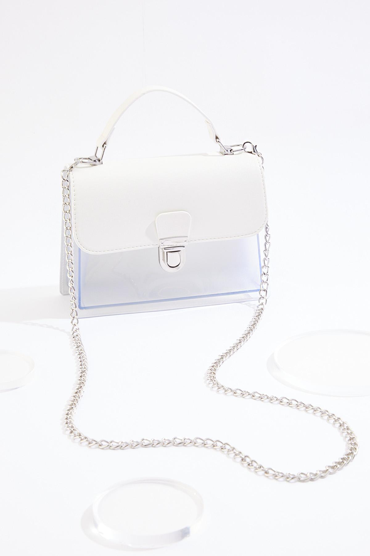 Cato Fashions | Cato Faux Leather White Jelly Mini Satchel