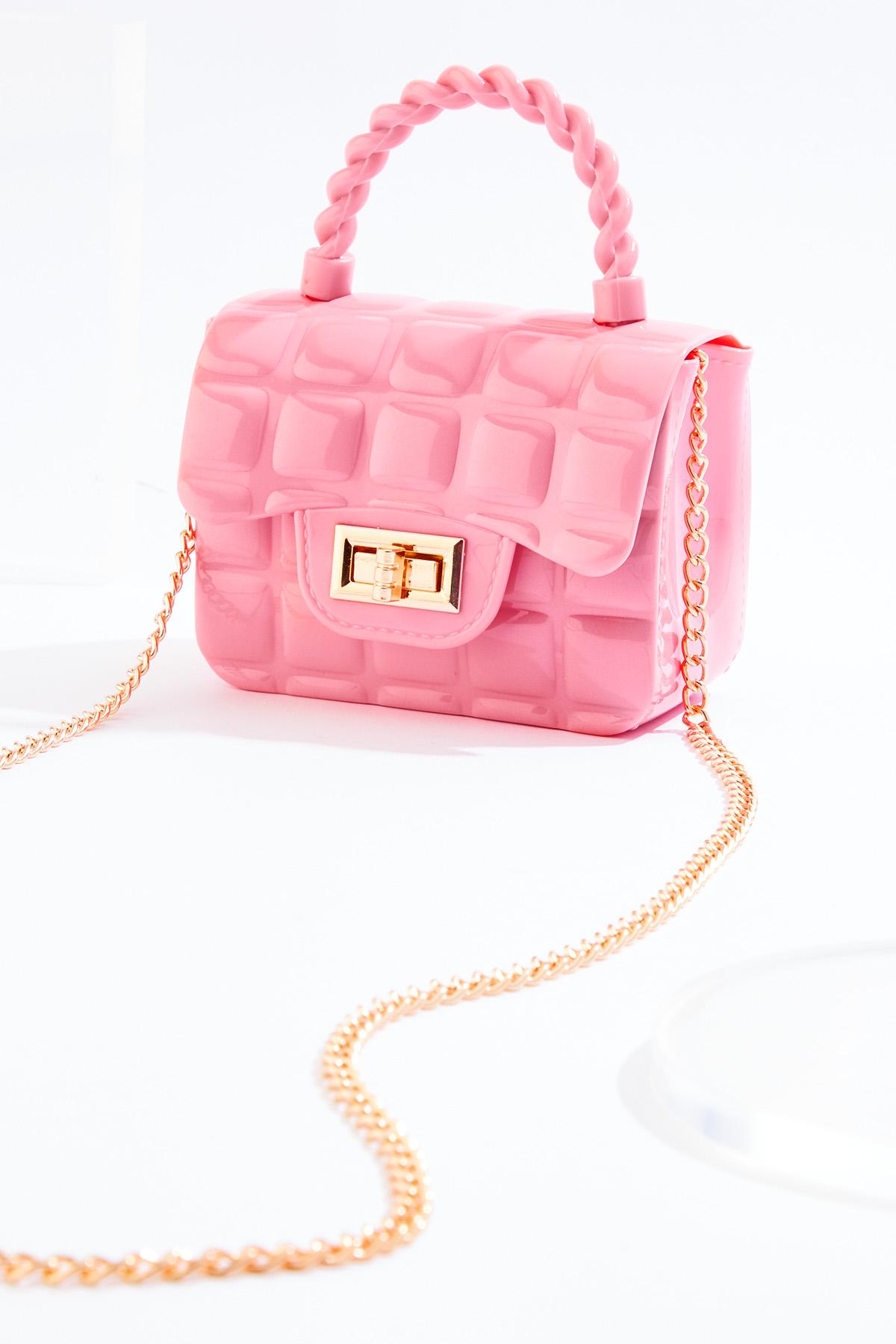 Quilted Jelly Twist Handle Mini Bag
